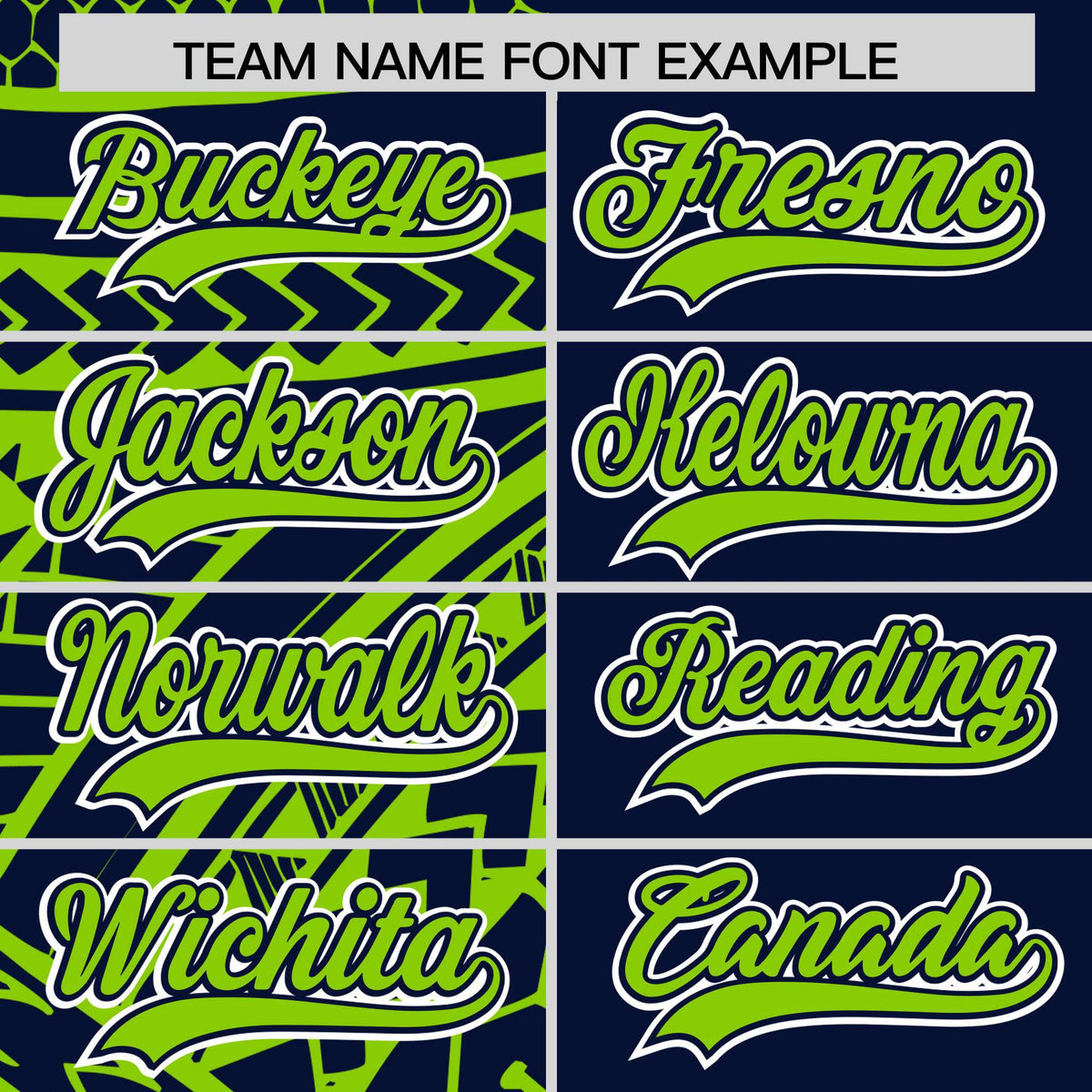Custom Navy Neon Green Split Fashion Tribal Pattern Authentic Baseball Jersey