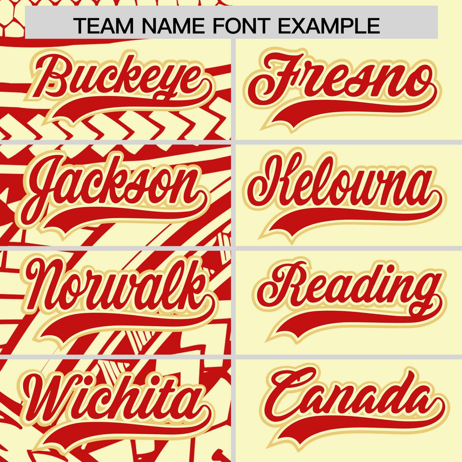 Custom Cream Red Split Fashion Tribal Pattern Authentic Baseball Jersey