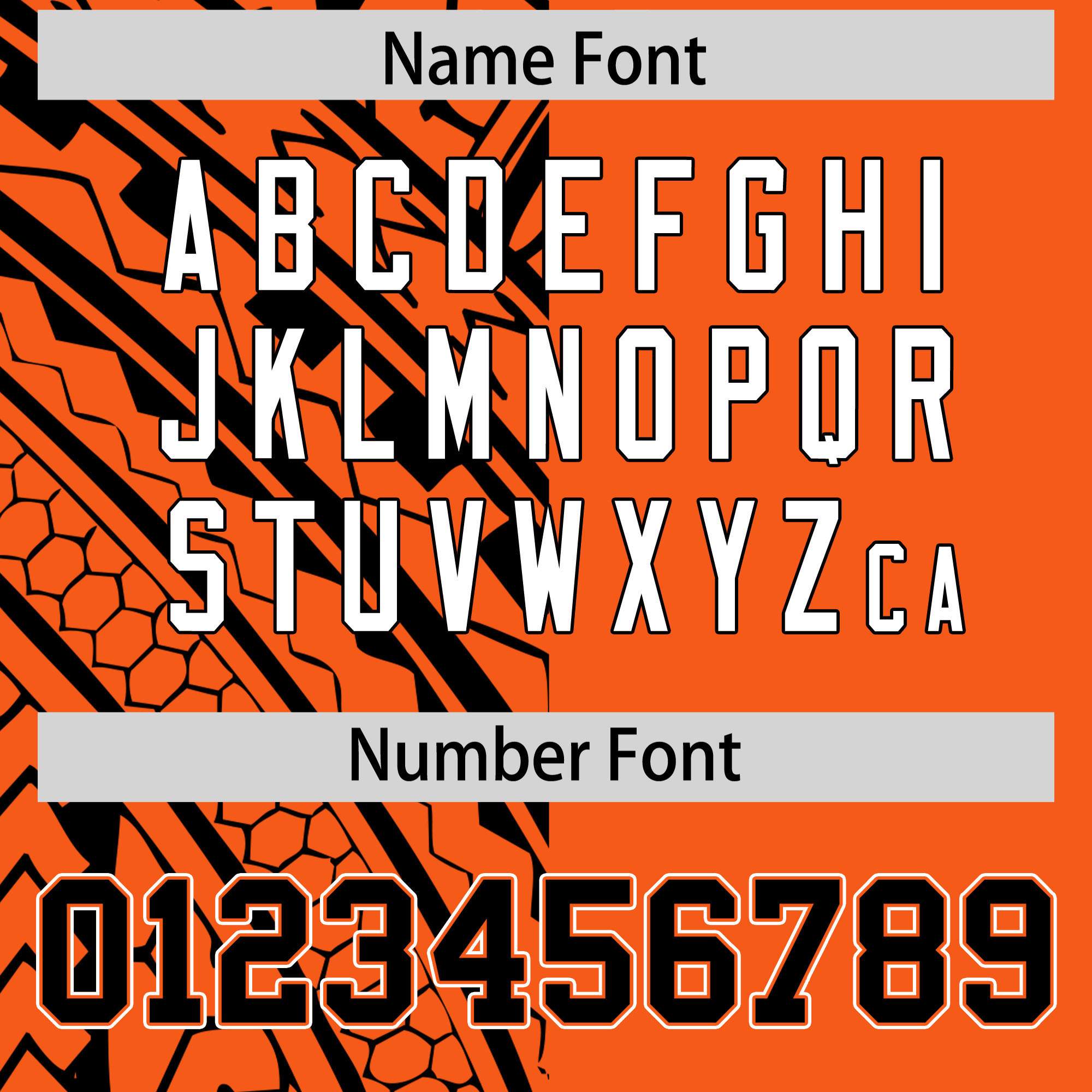 Custom Orange Black Split Fashion Tribal Pattern Authentic Baseball Jersey