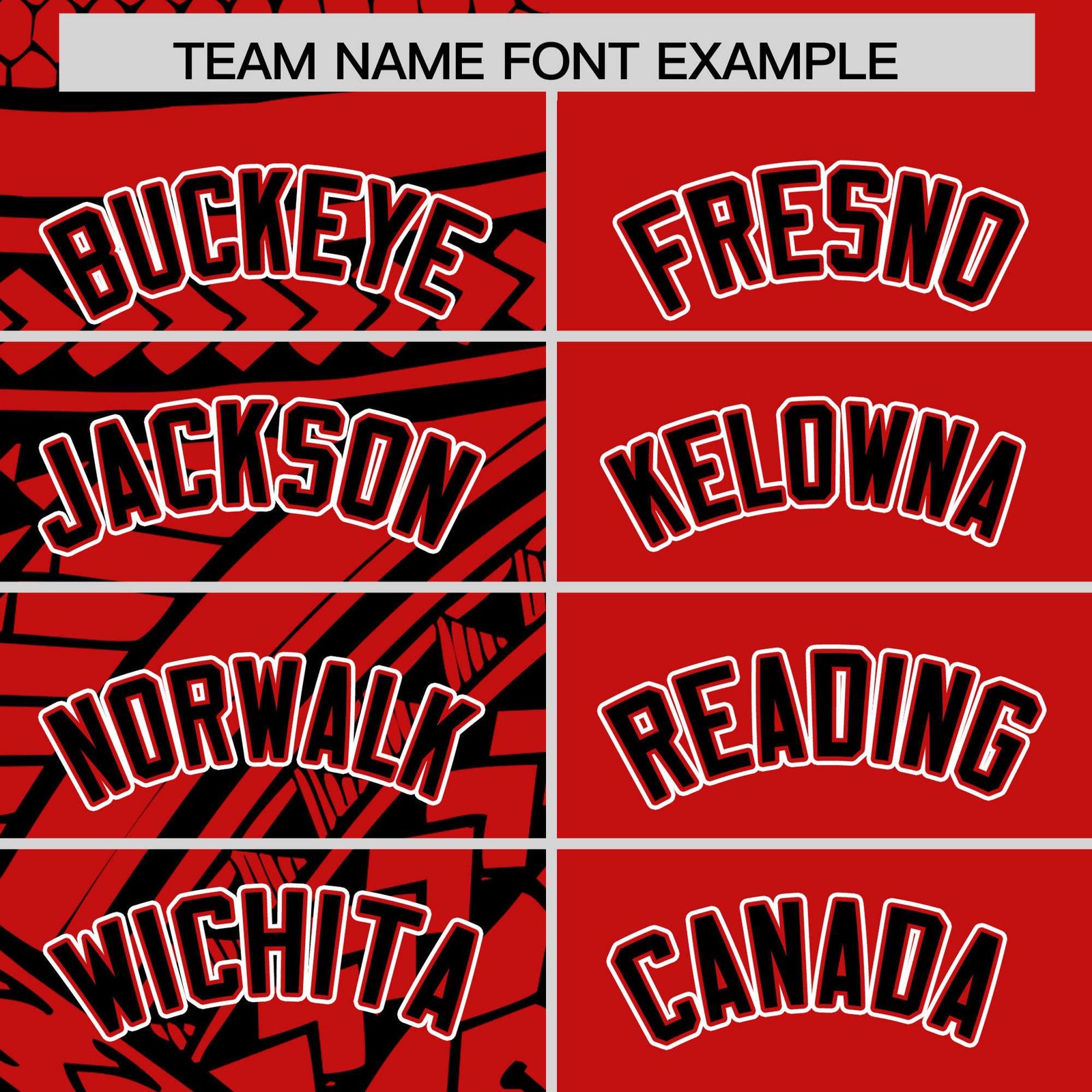 Custom Red Black Split Fashion Tribal Pattern Authentic Baseball Jersey