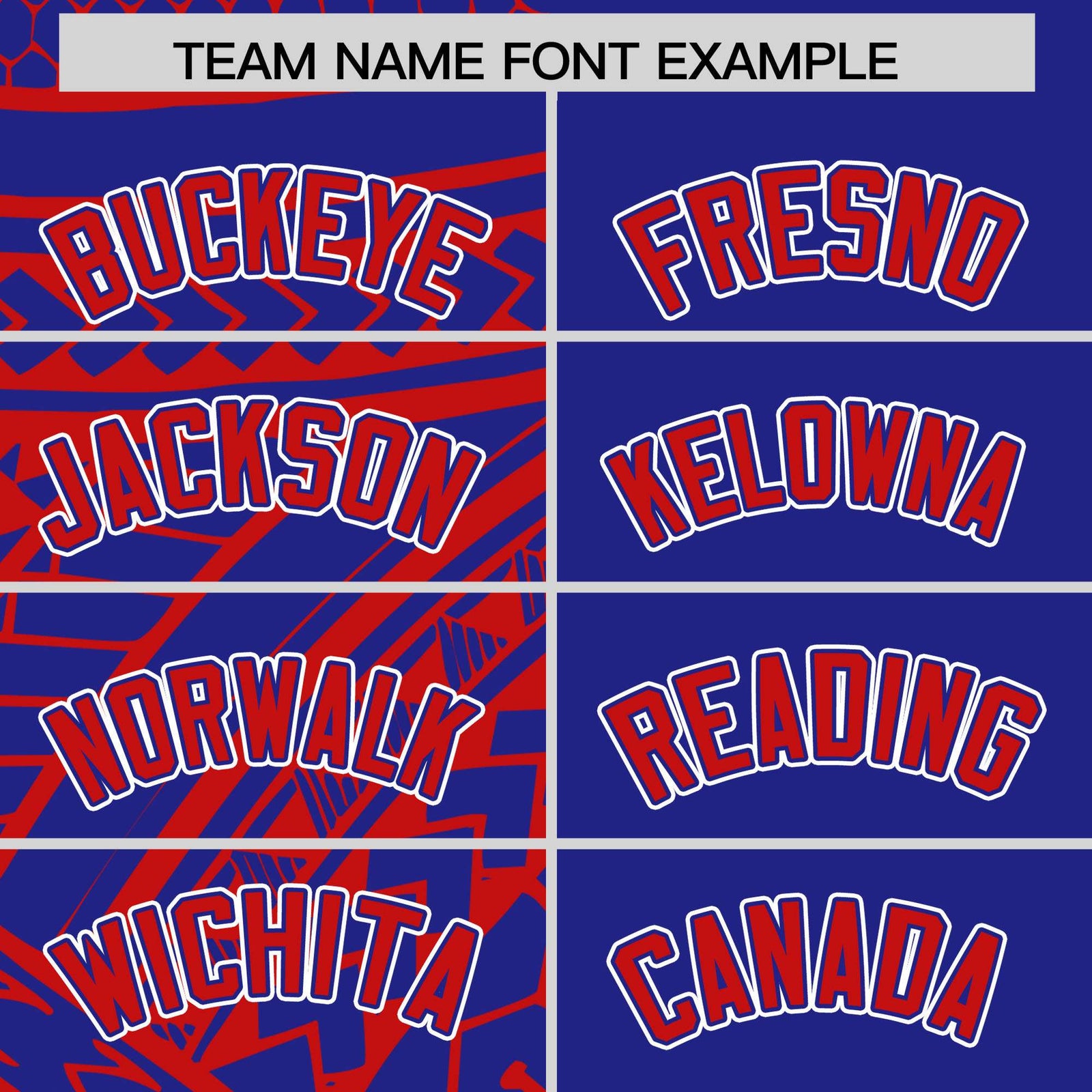 Custom Red Royal Split Fashion Tribal Pattern Authentic Baseball Jersey