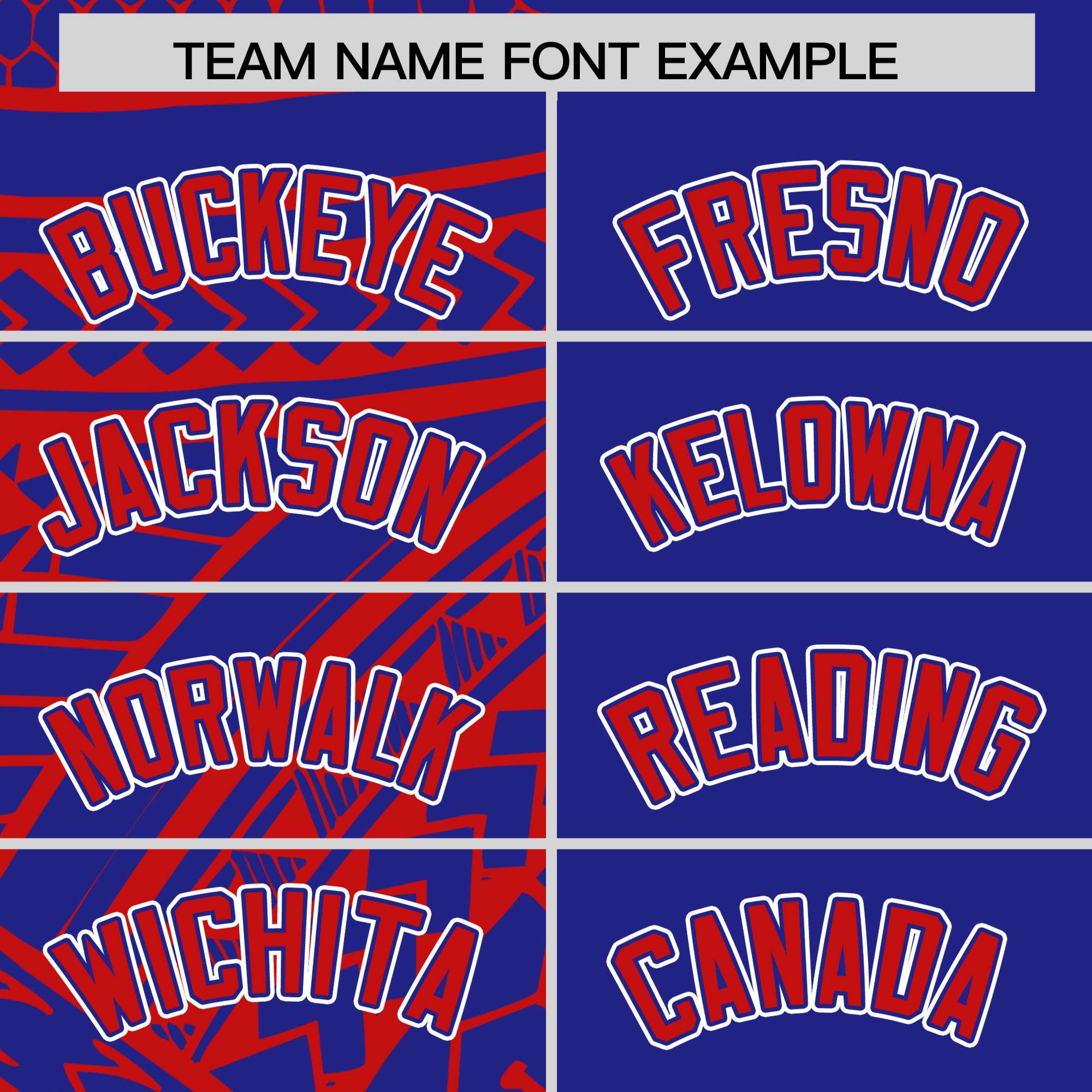 Custom Red Royal Split Fashion Tribal Pattern Authentic Baseball Jersey