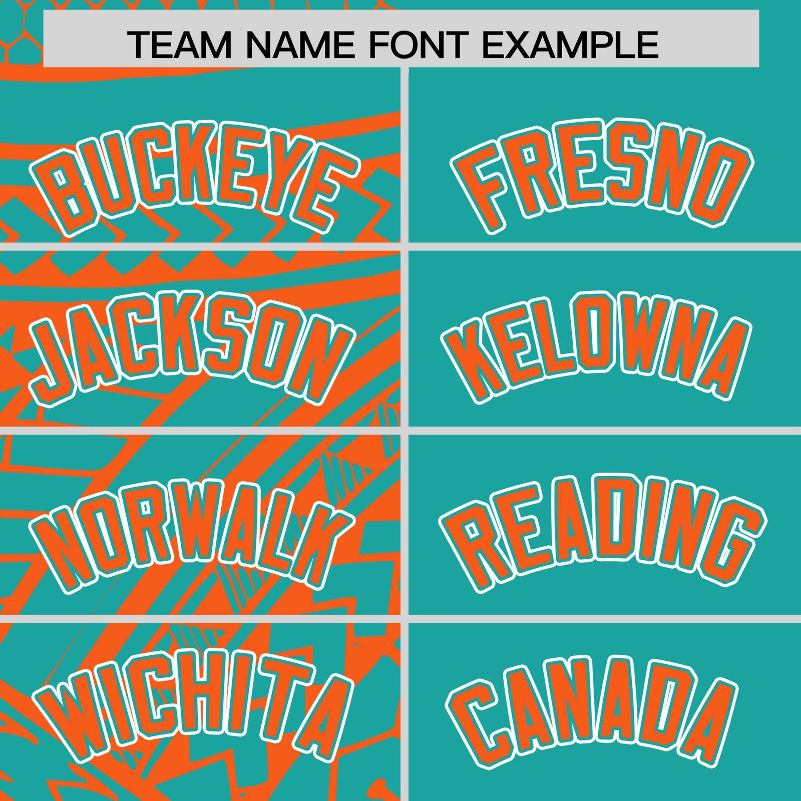 Custom Aqua Orange Split Fashion Tribal Pattern Authentic Baseball Jersey