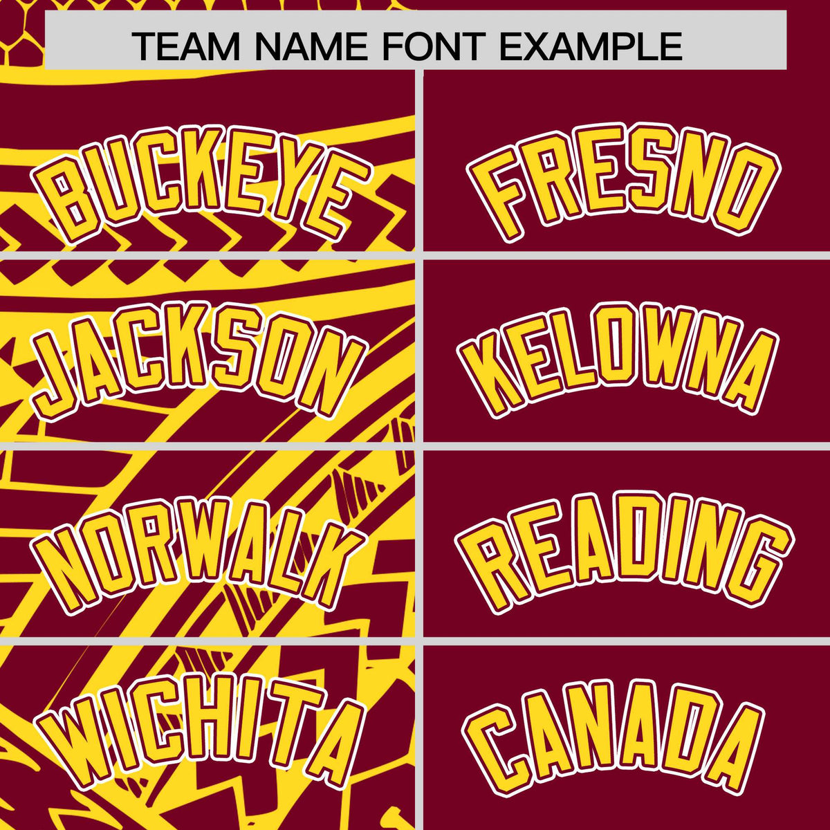 Custom Crimson Gold Split Fashion Tribal Pattern Authentic Baseball Jersey