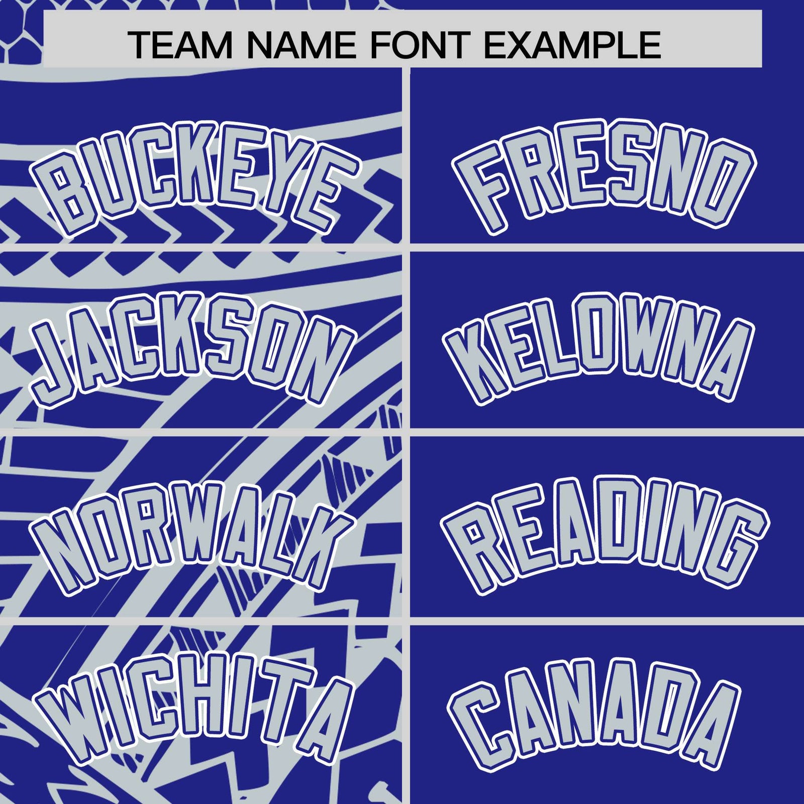 Custom Royal Silver Split Fashion Tribal Pattern Authentic Baseball Jersey