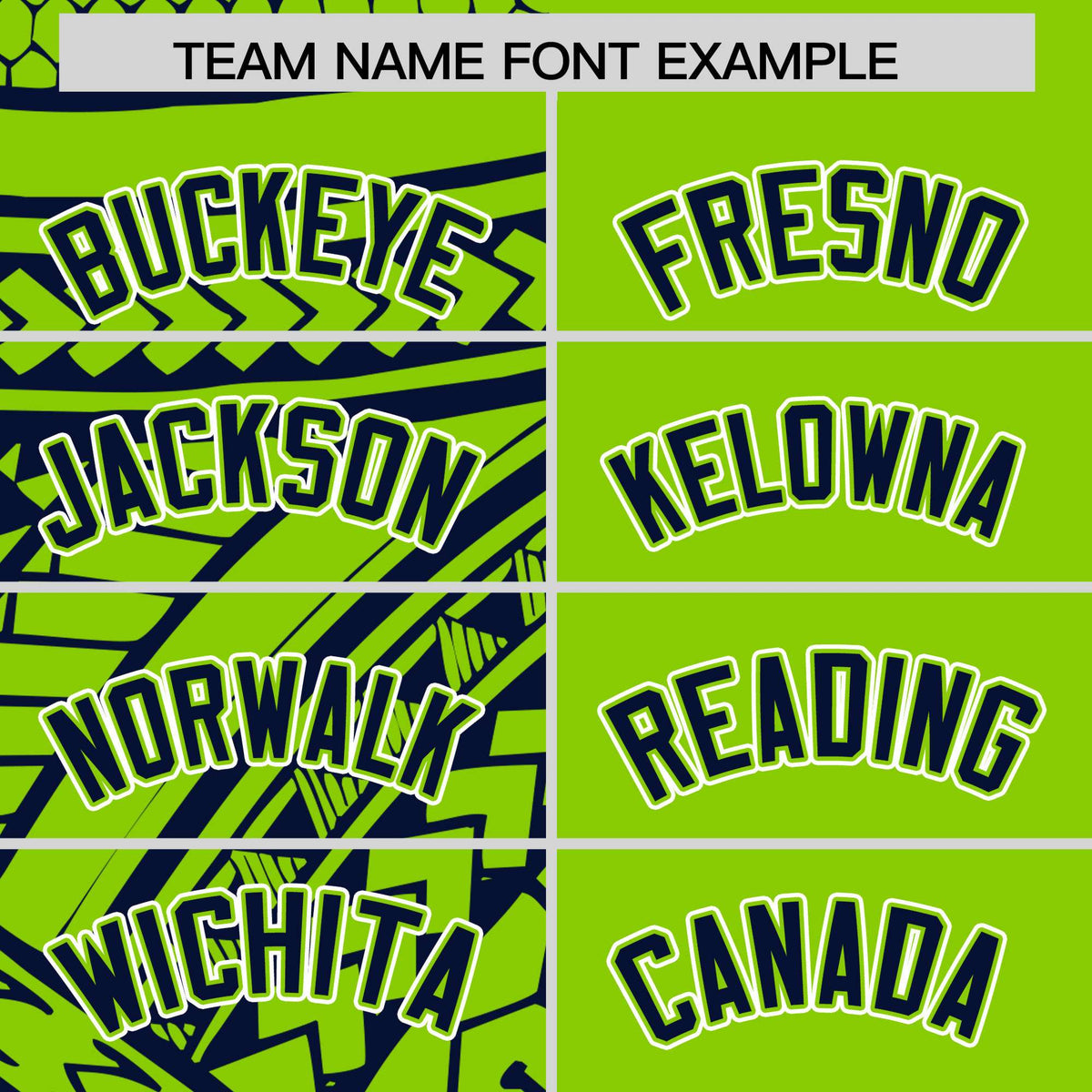 Custom Neon Green Navy Split Fashion Tribal Pattern Authentic Baseball Jersey