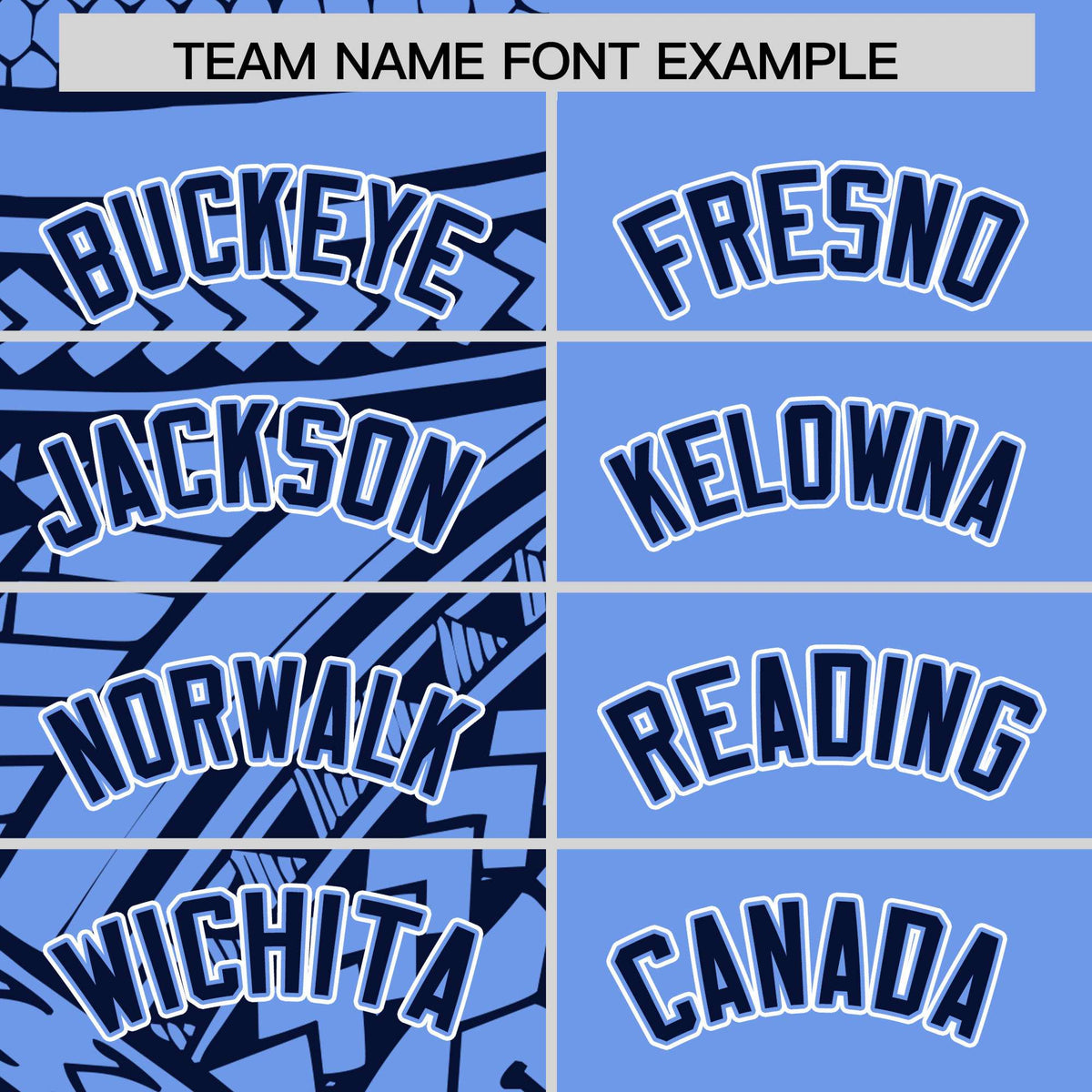 Custom Light Blue Navy Split Fashion Tribal Pattern Authentic Baseball Jersey