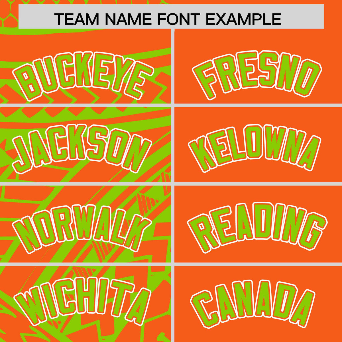 Custom Orange Neon Green Split Fashion Tribal Pattern Authentic Baseball Jersey