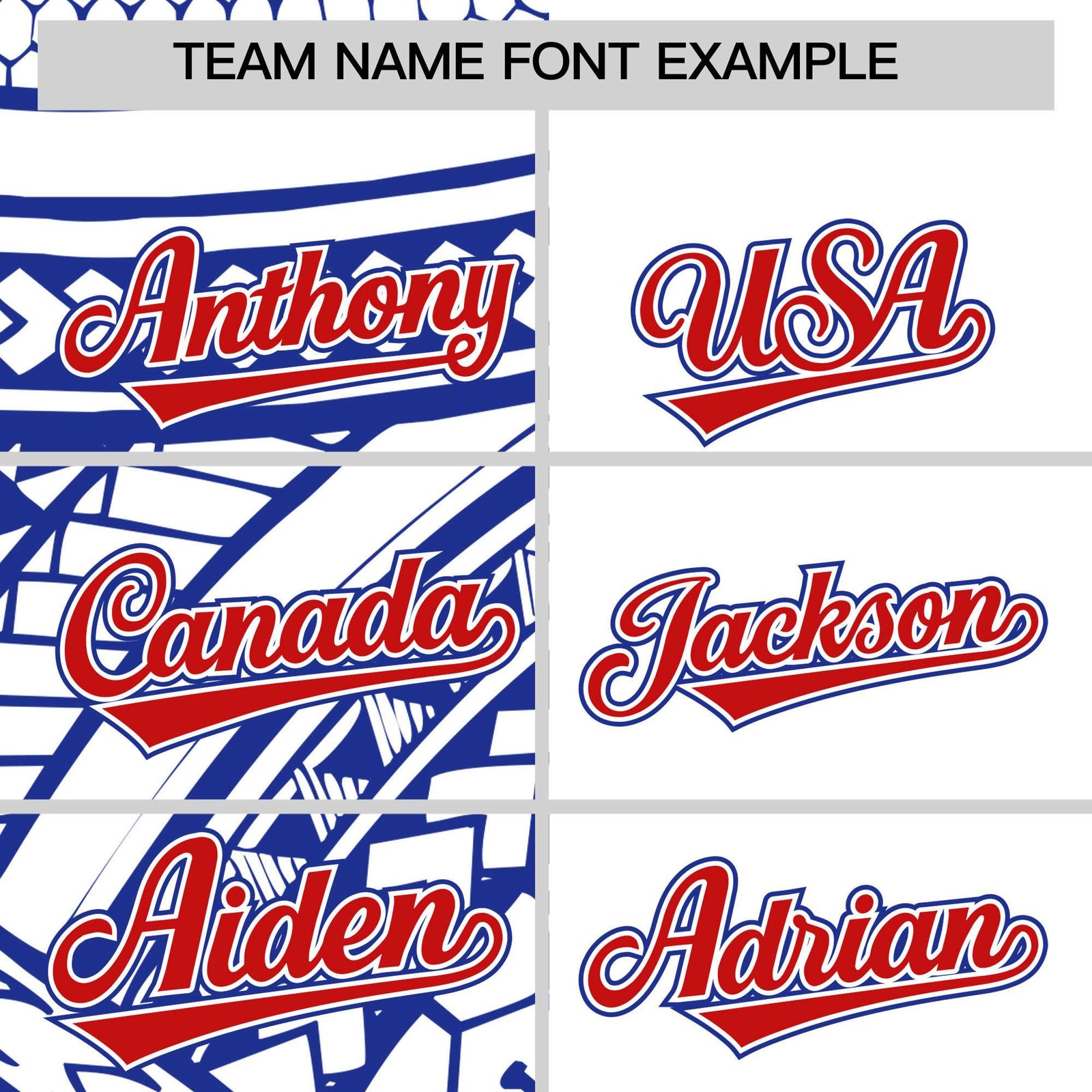 Custom White Royal Split Fashion Tribal Pattern Authentic Baseball Jersey