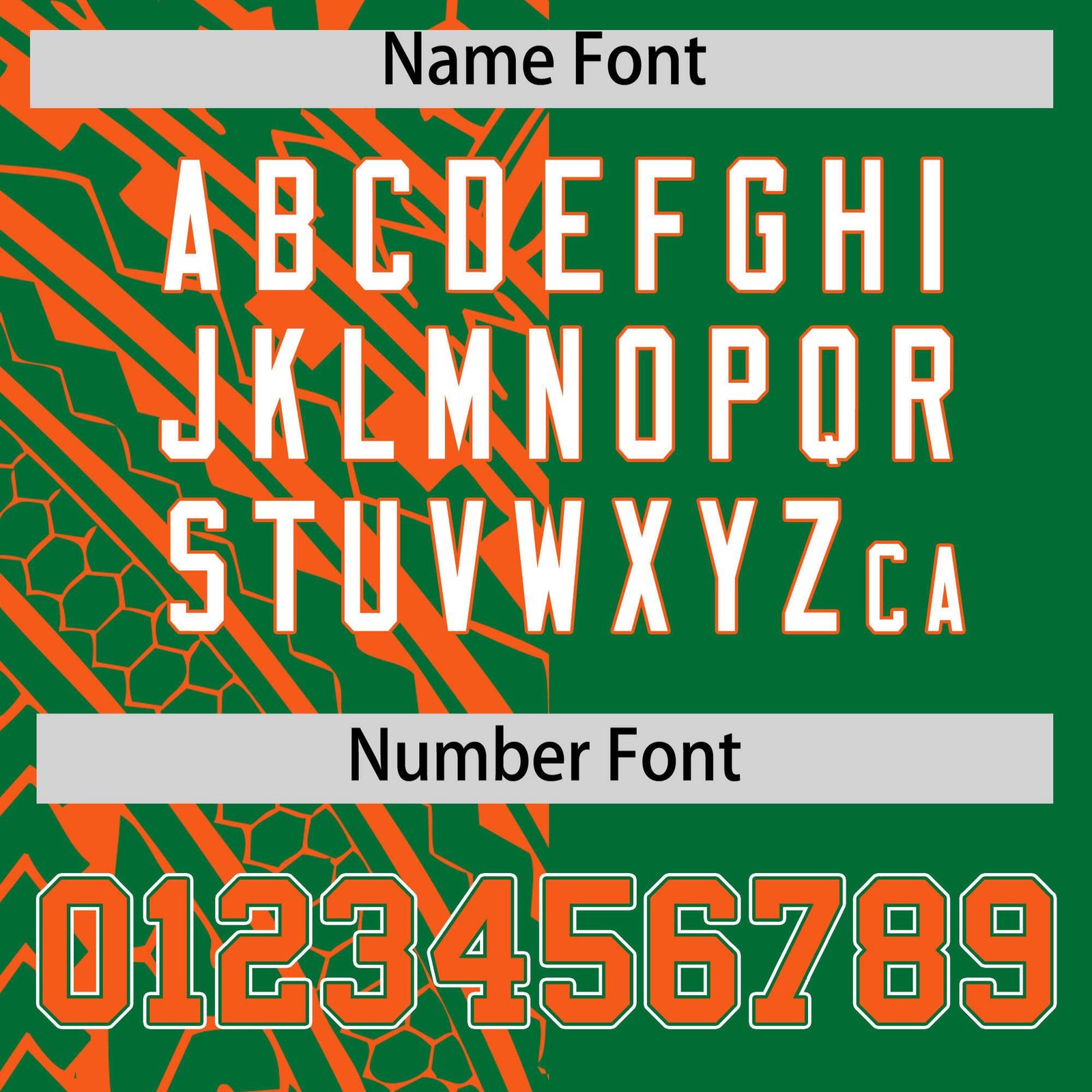 Custom Kelly Green Orange Split Fashion Tribal Pattern Authentic Baseball Jersey