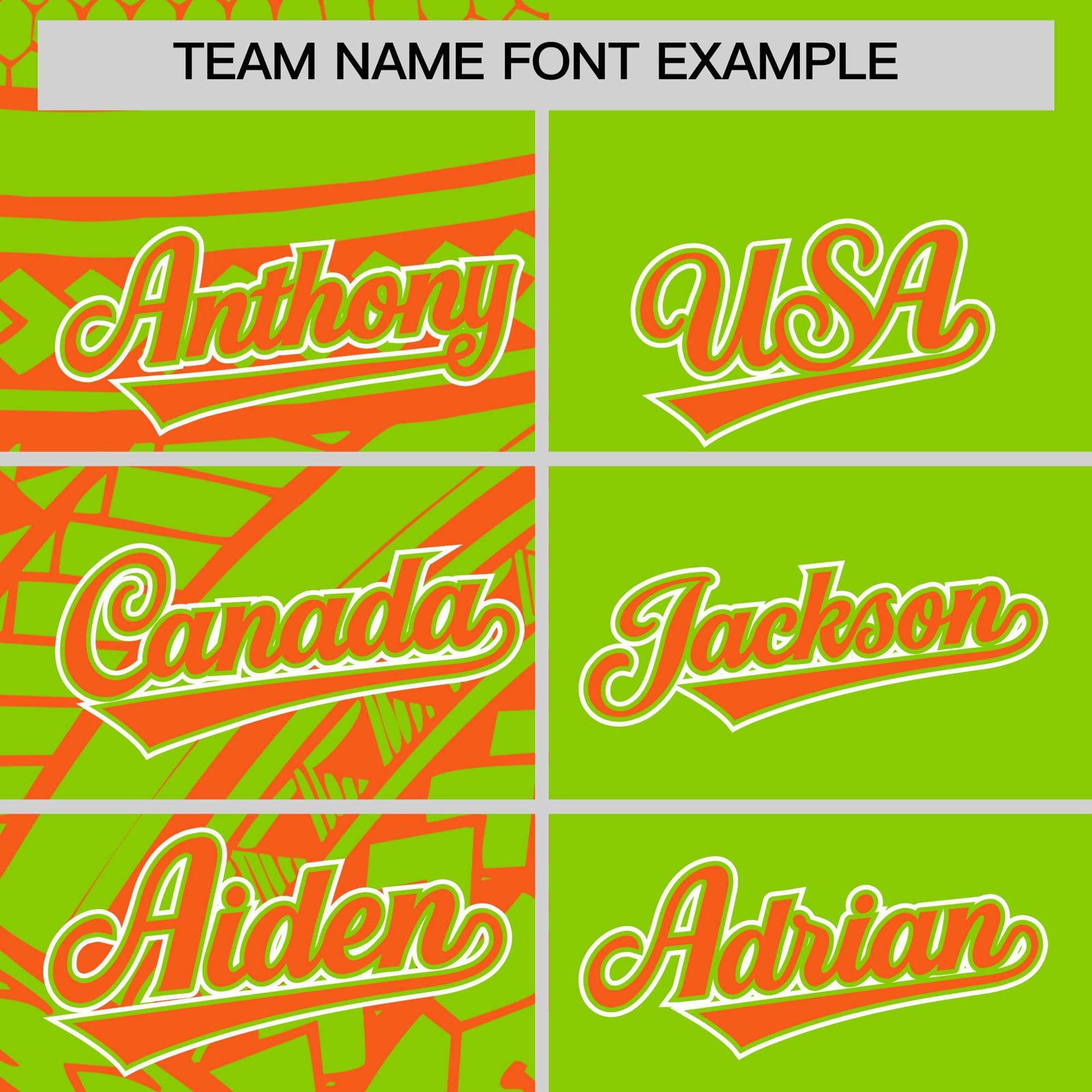 Custom Neon Green Orange Split Fashion Tribal Pattern Authentic Baseball Jersey