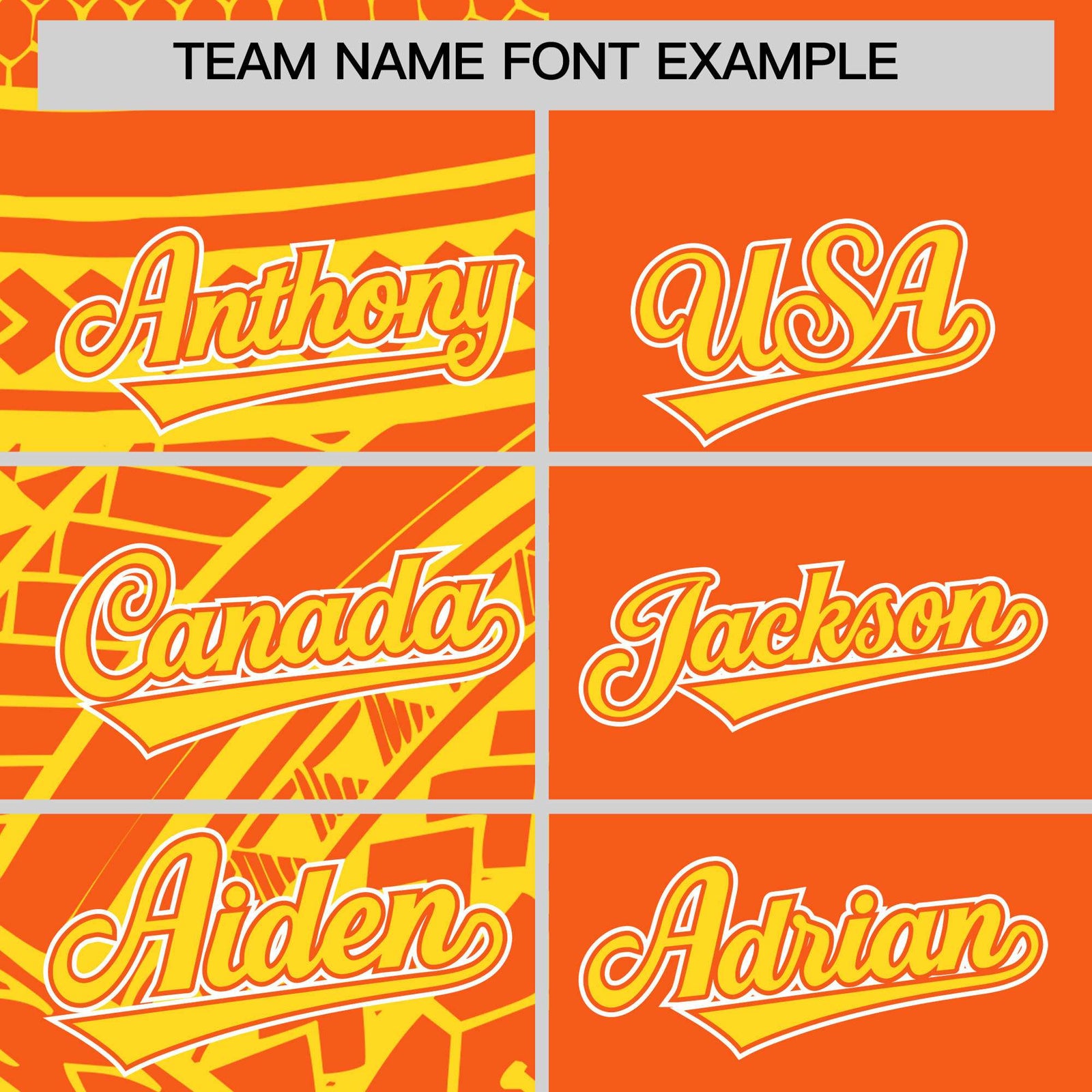 Custom Orange Gold Split Fashion Tribal Pattern Authentic Baseball Jersey