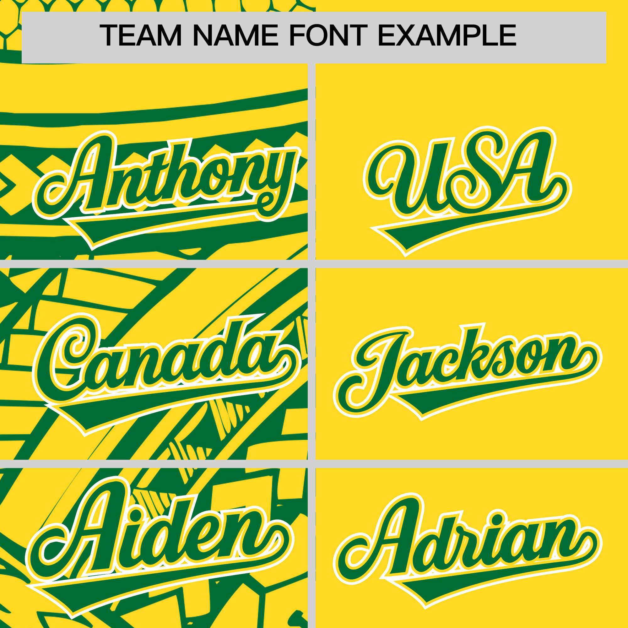 Custom Gold Kelly Green Split Fashion Tribal Pattern Authentic Baseball Jersey