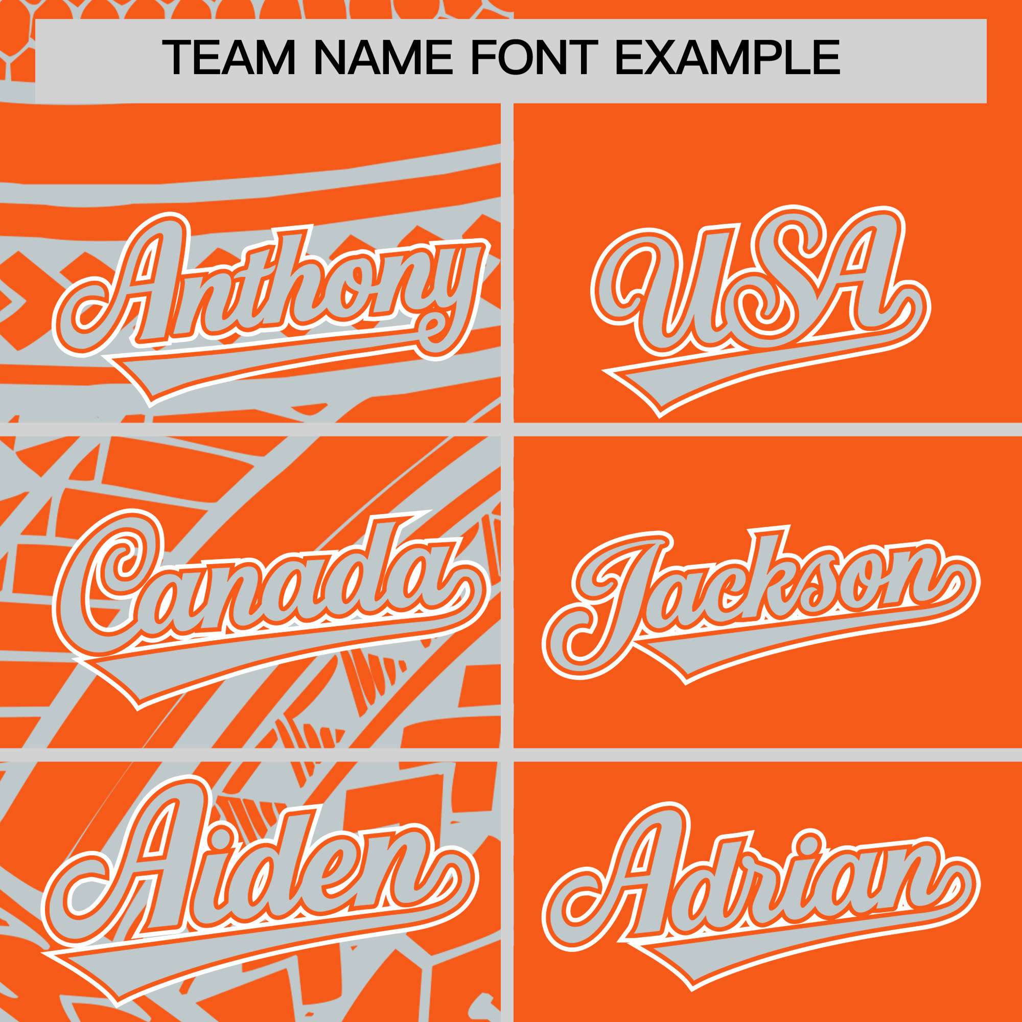 Custom Orange Silver Split Fashion Tribal Pattern Authentic Baseball Jersey