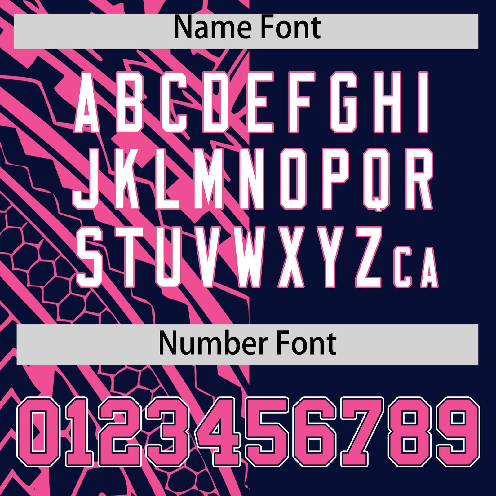 Custom Navy Pink Split Fashion Tribal Pattern Authentic Baseball Jersey