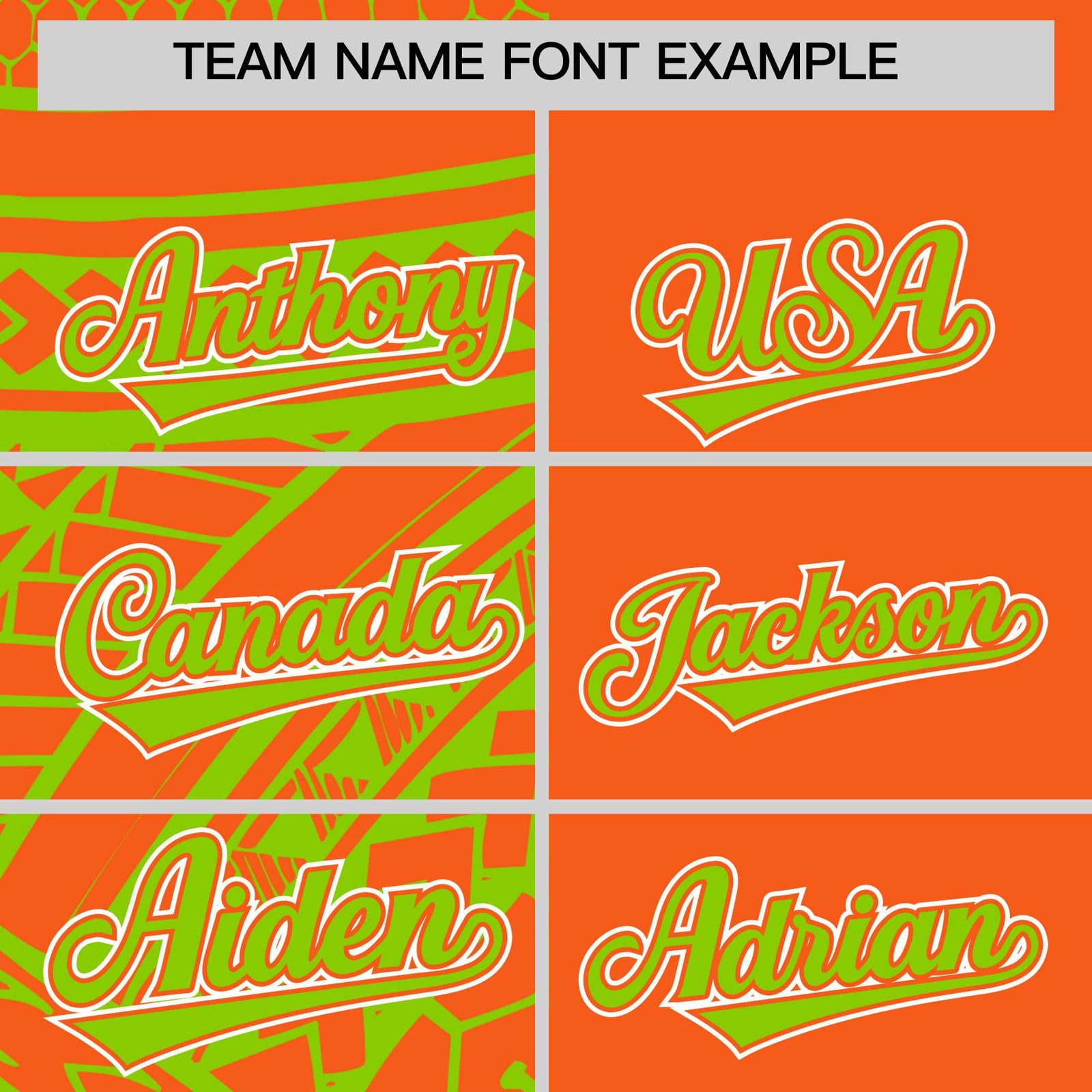 Custom Orange Neon Green Split Fashion Tribal Pattern Authentic Baseball Jersey