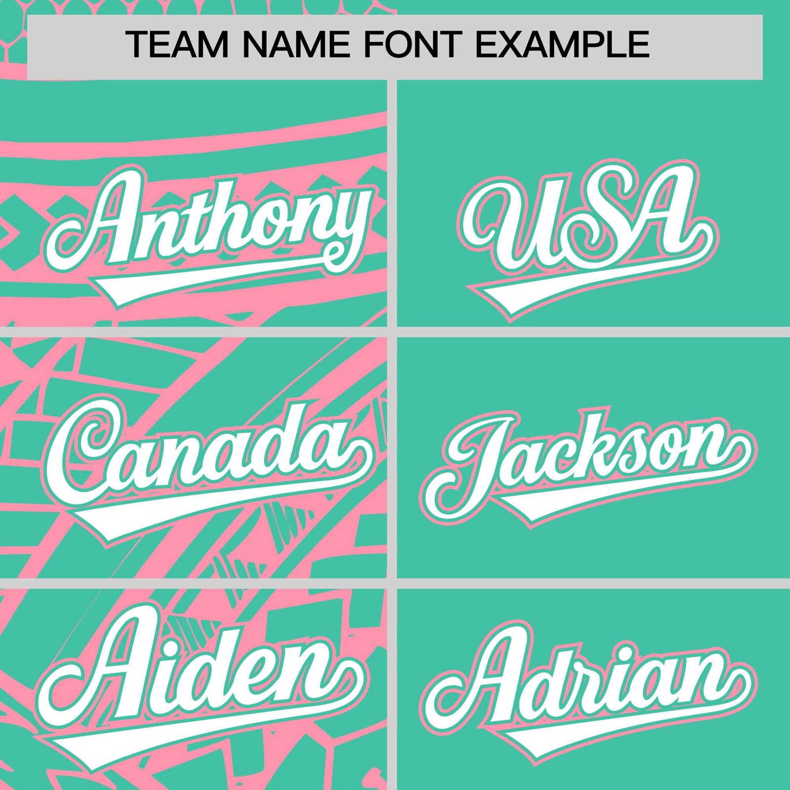 Custom Bright Green Light Pink Split Fashion Tribal Pattern Authentic Baseball Jersey