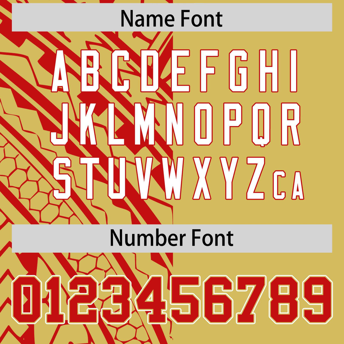 Custom Red Old Gold Split Fashion Tribal Pattern Authentic Baseball Jersey