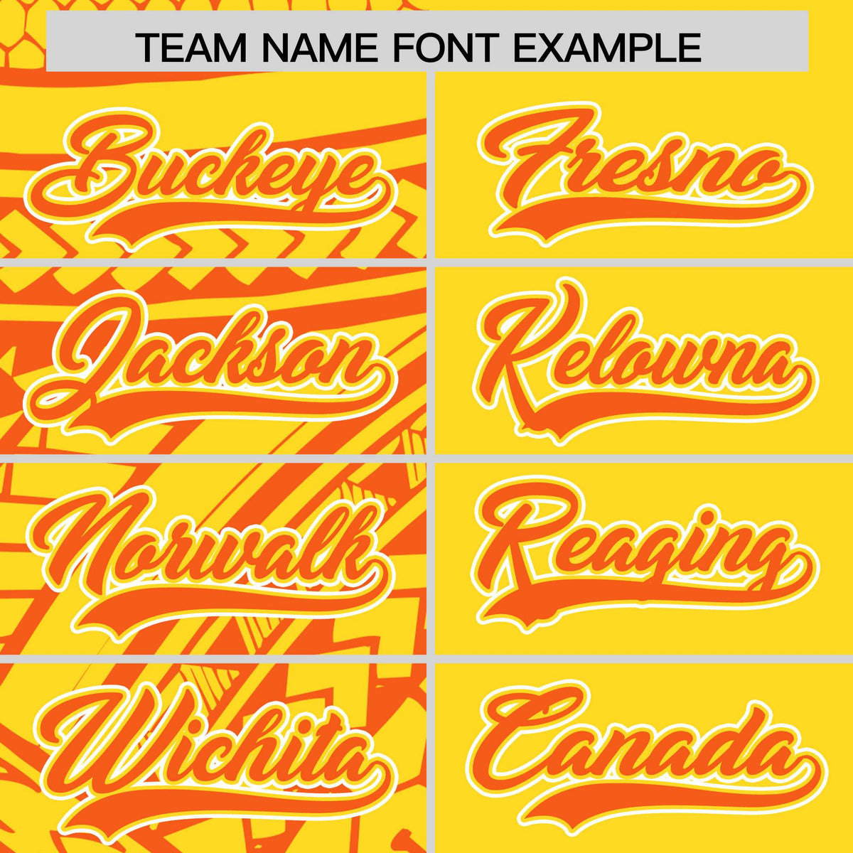 Custom Gold Orange Split Fashion Tribal Pattern Authentic Baseball Jersey