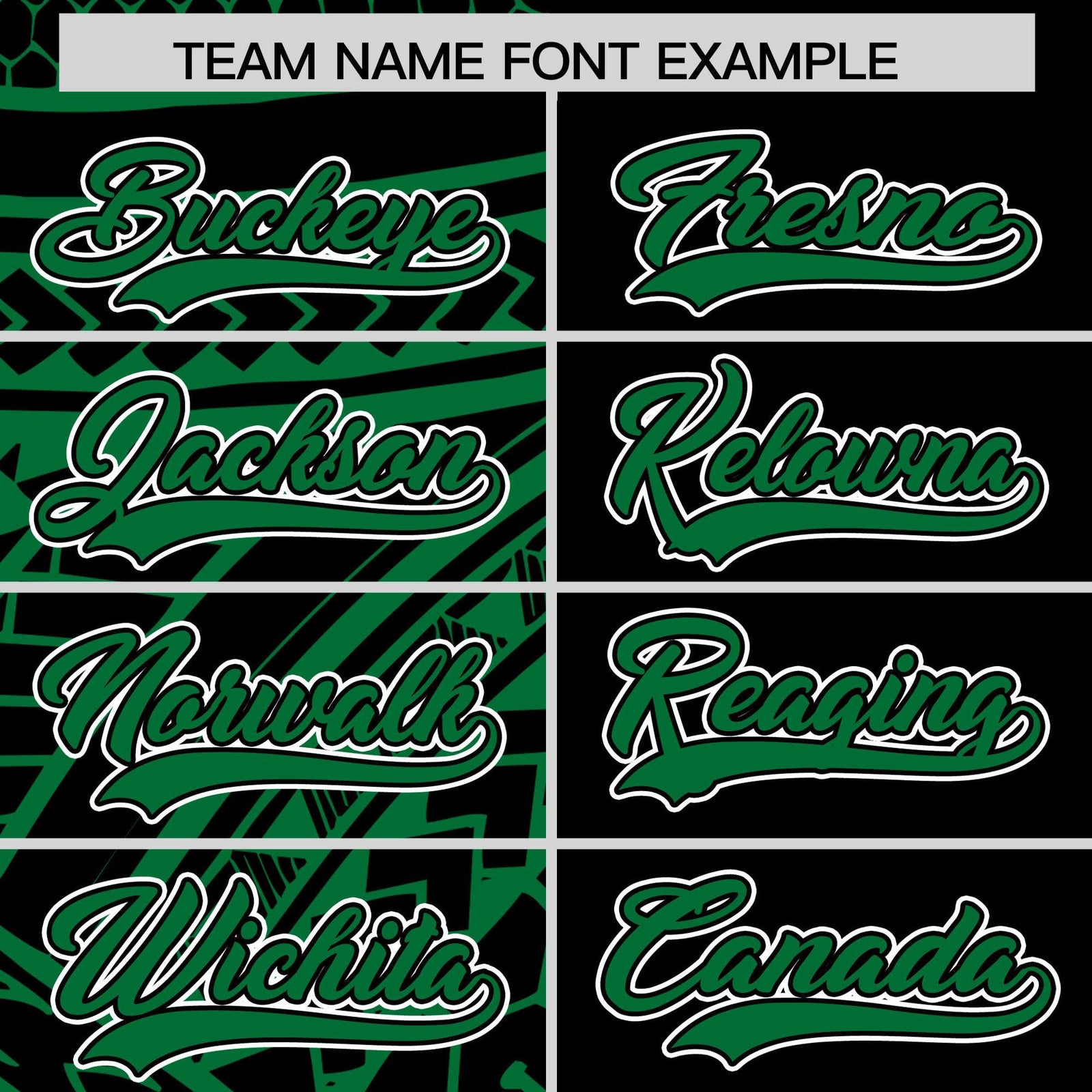 Custom Black Kelly Green Split Fashion Tribal Pattern Authentic Baseball Jersey