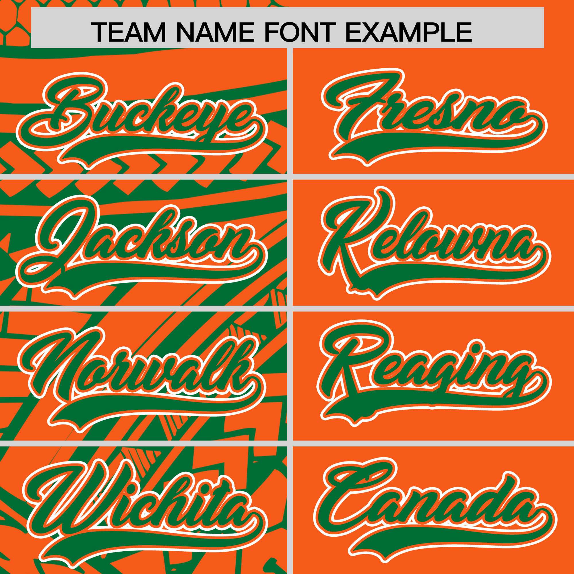 Custom Orange Kelly Green Split Fashion Tribal Pattern Authentic Baseball Jersey