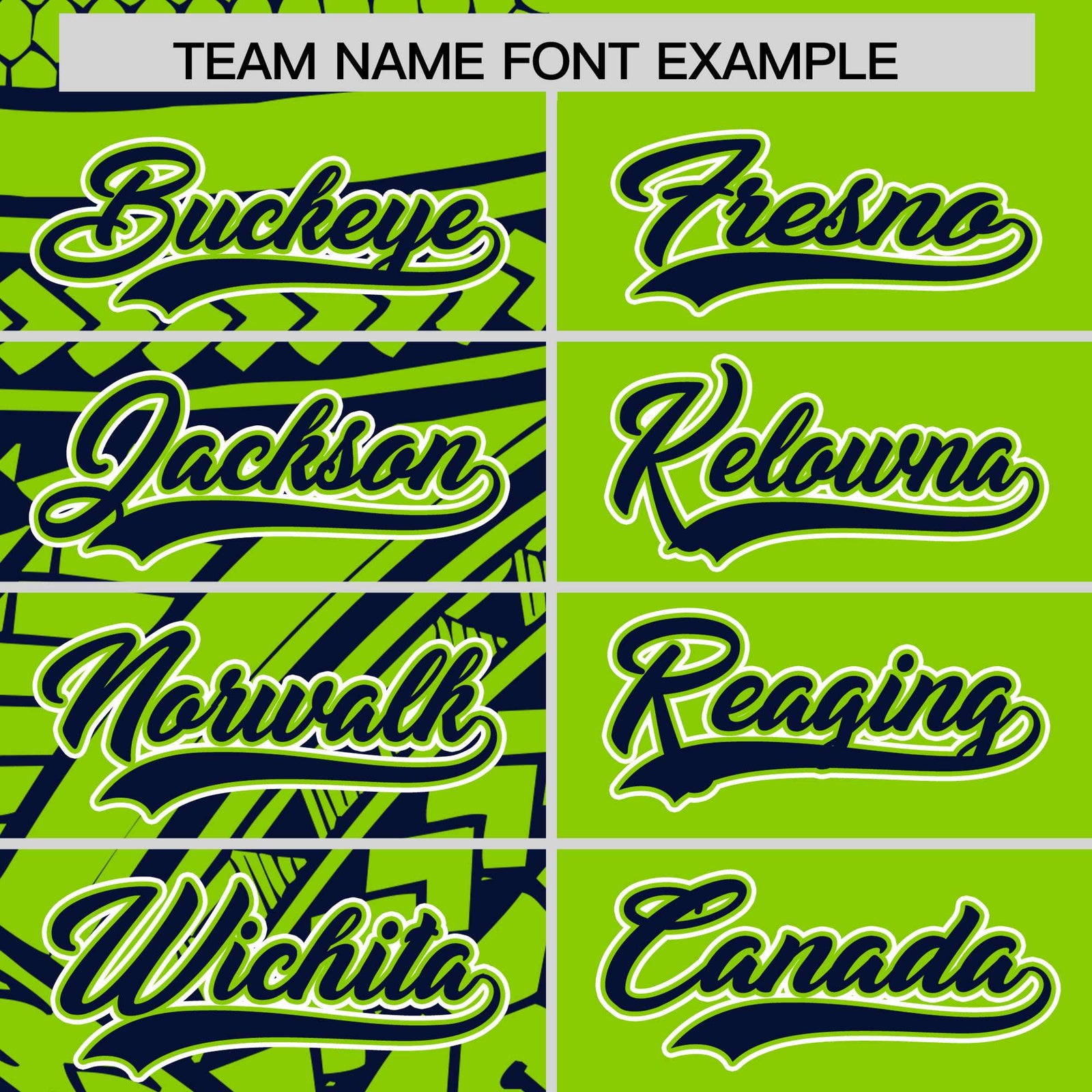 Custom Neon Green Navy Split Fashion Tribal Pattern Authentic Baseball Jersey