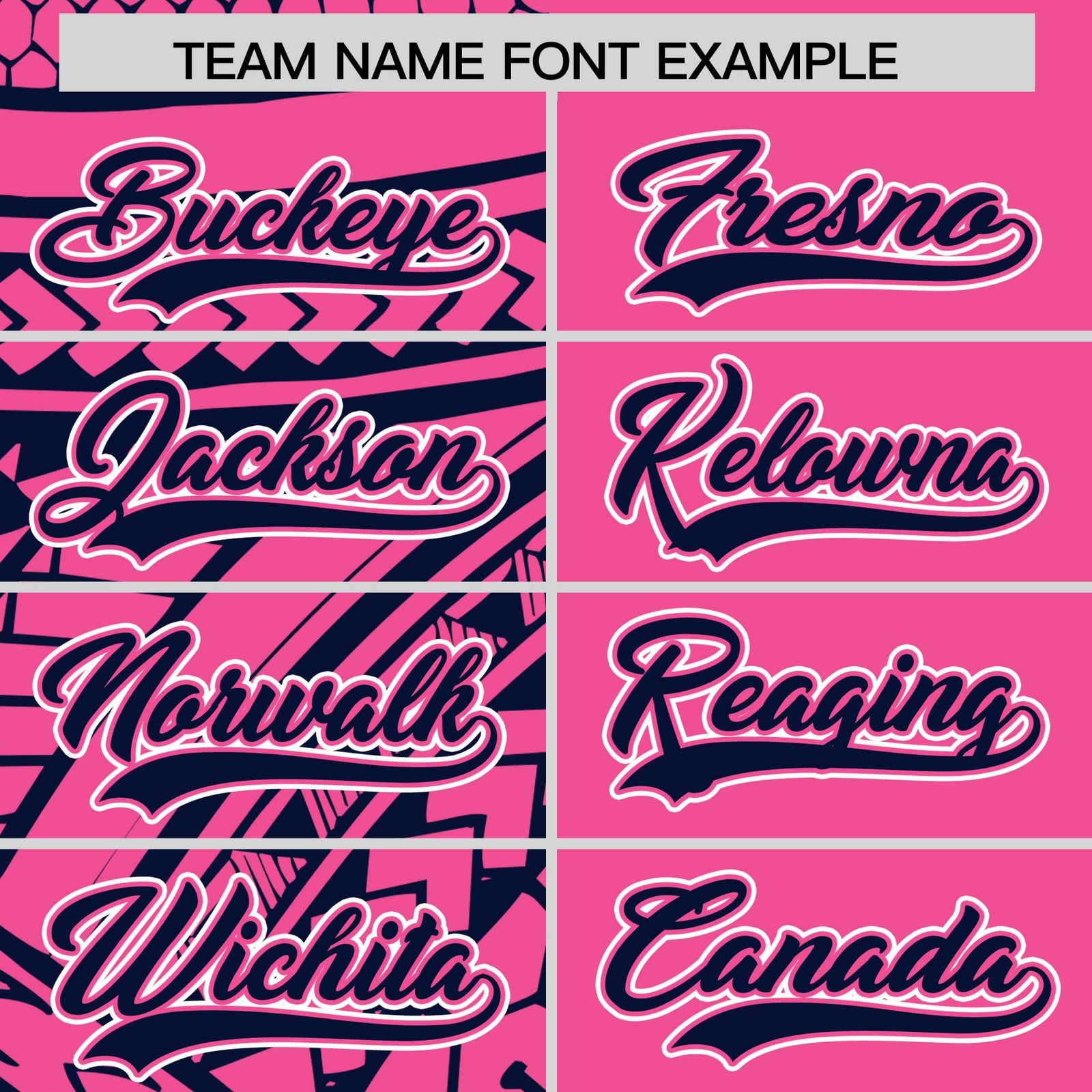 Custom Pink Navy Split Fashion Tribal Pattern Authentic Baseball Jersey