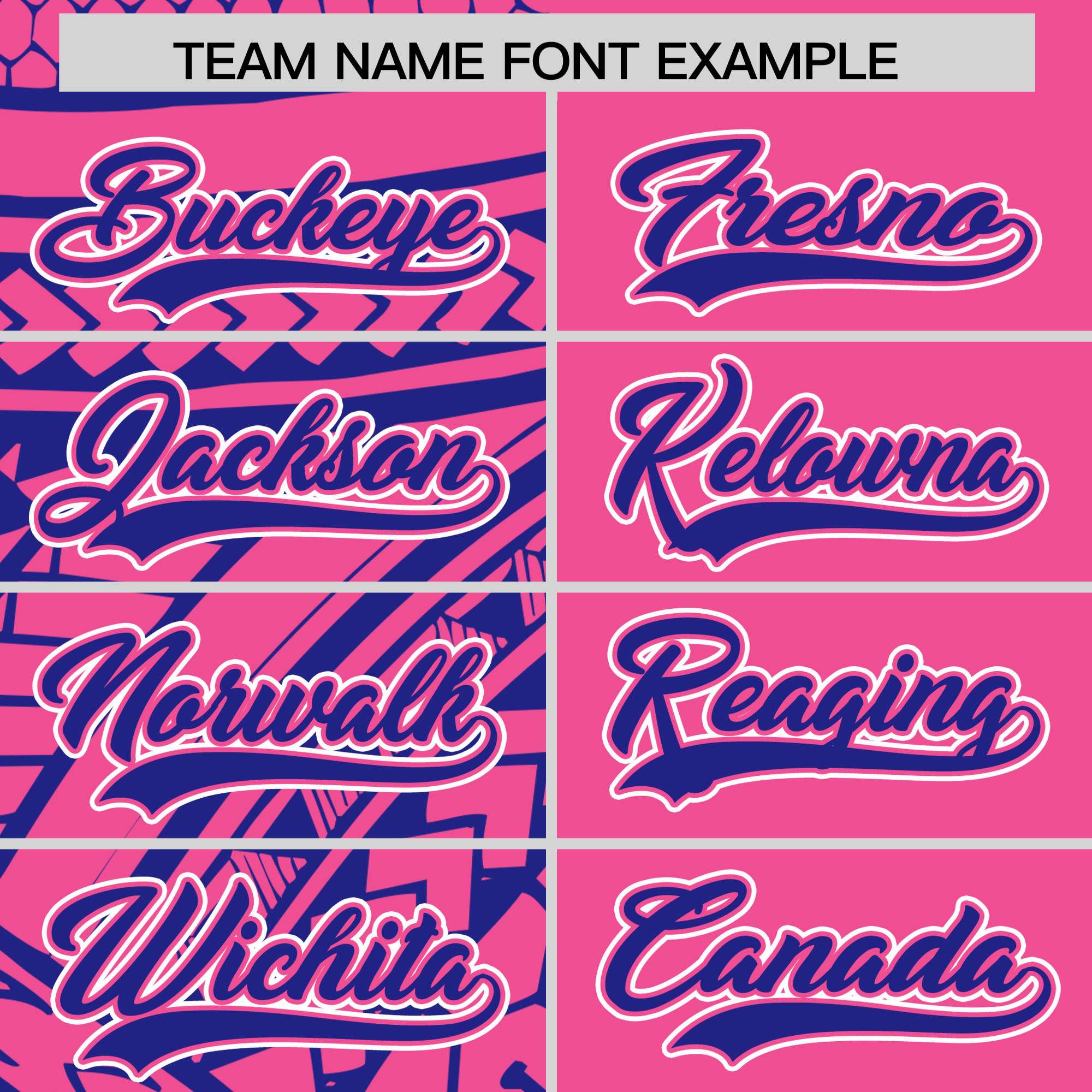 Custom Pink Royal Split Fashion Tribal Pattern Authentic Baseball Jersey