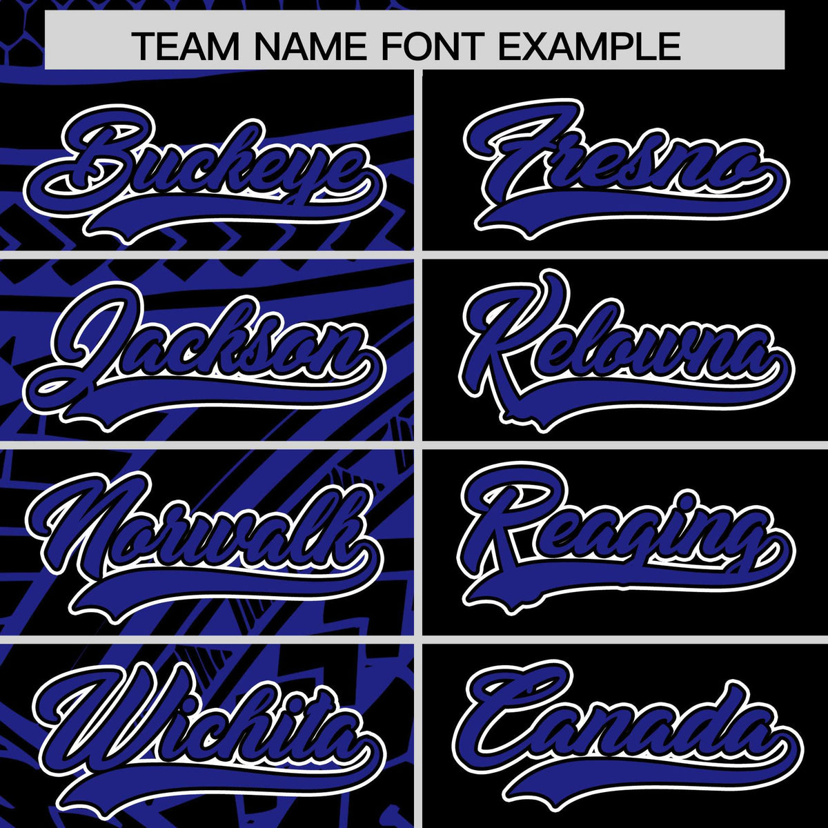 Custom Black Royal Split Fashion Tribal Pattern Authentic Baseball Jersey