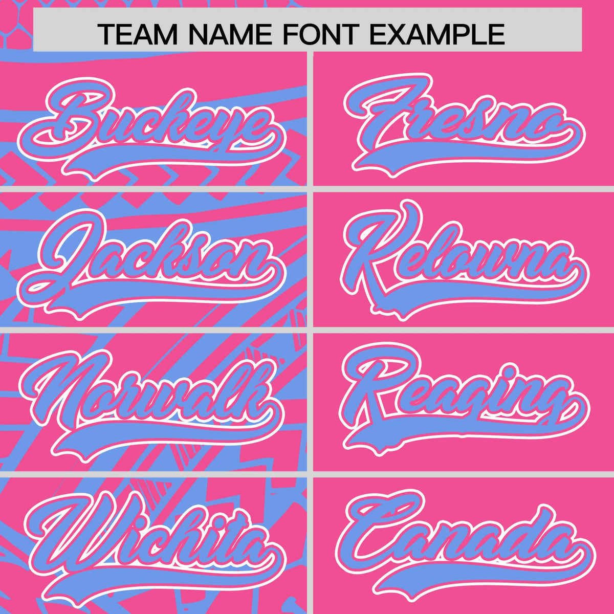 Custom Pink Light Blue Split Fashion Tribal Pattern Authentic Baseball Jersey