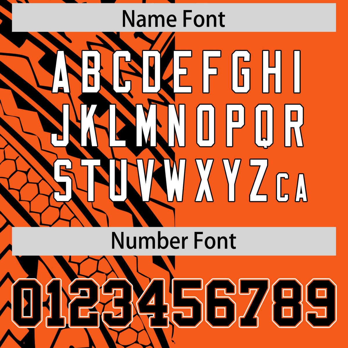 Custom Orange Black Split Fashion Tribal Pattern Authentic Baseball Jersey