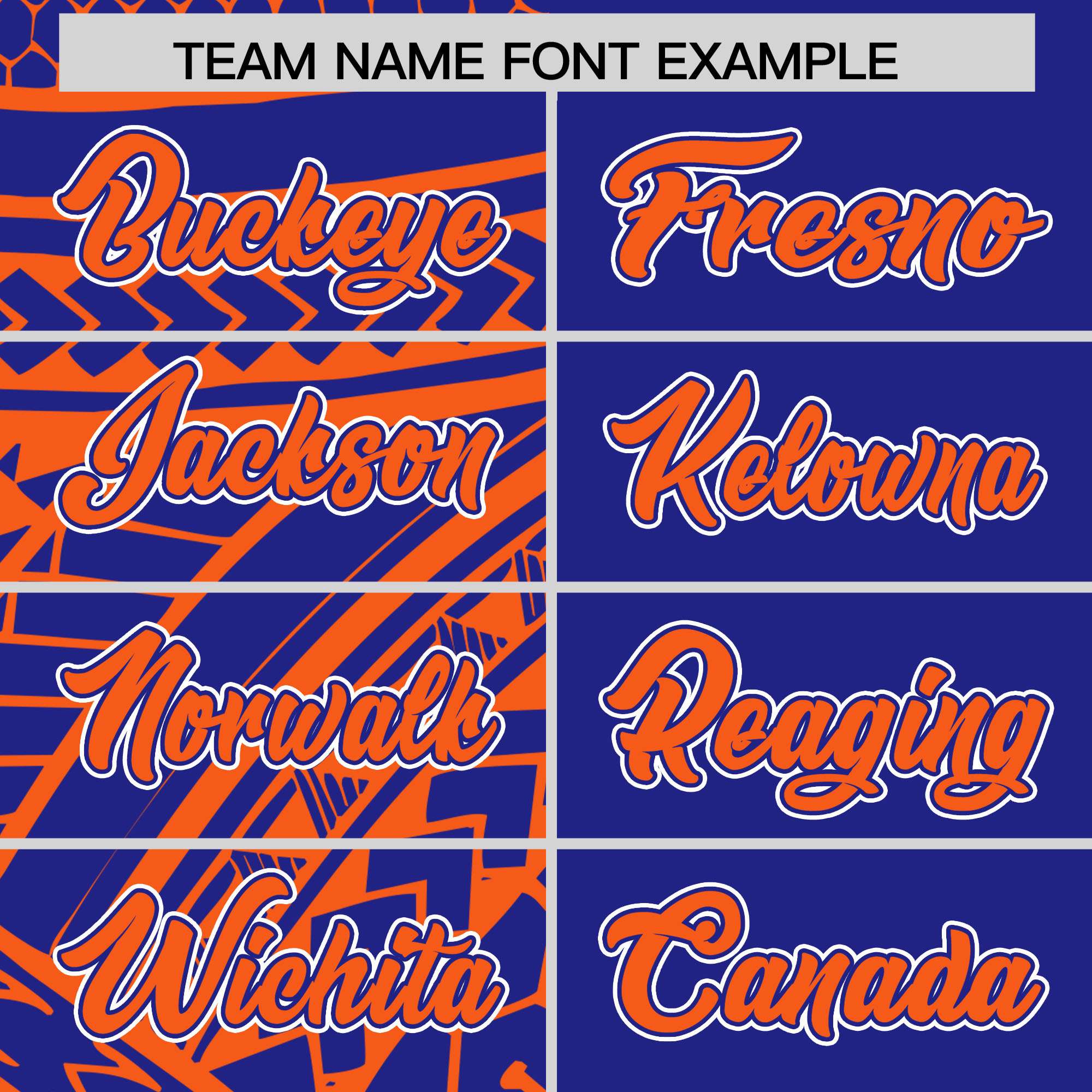 Custom Royal Orange Split Fashion Tribal Pattern Authentic Baseball Jersey