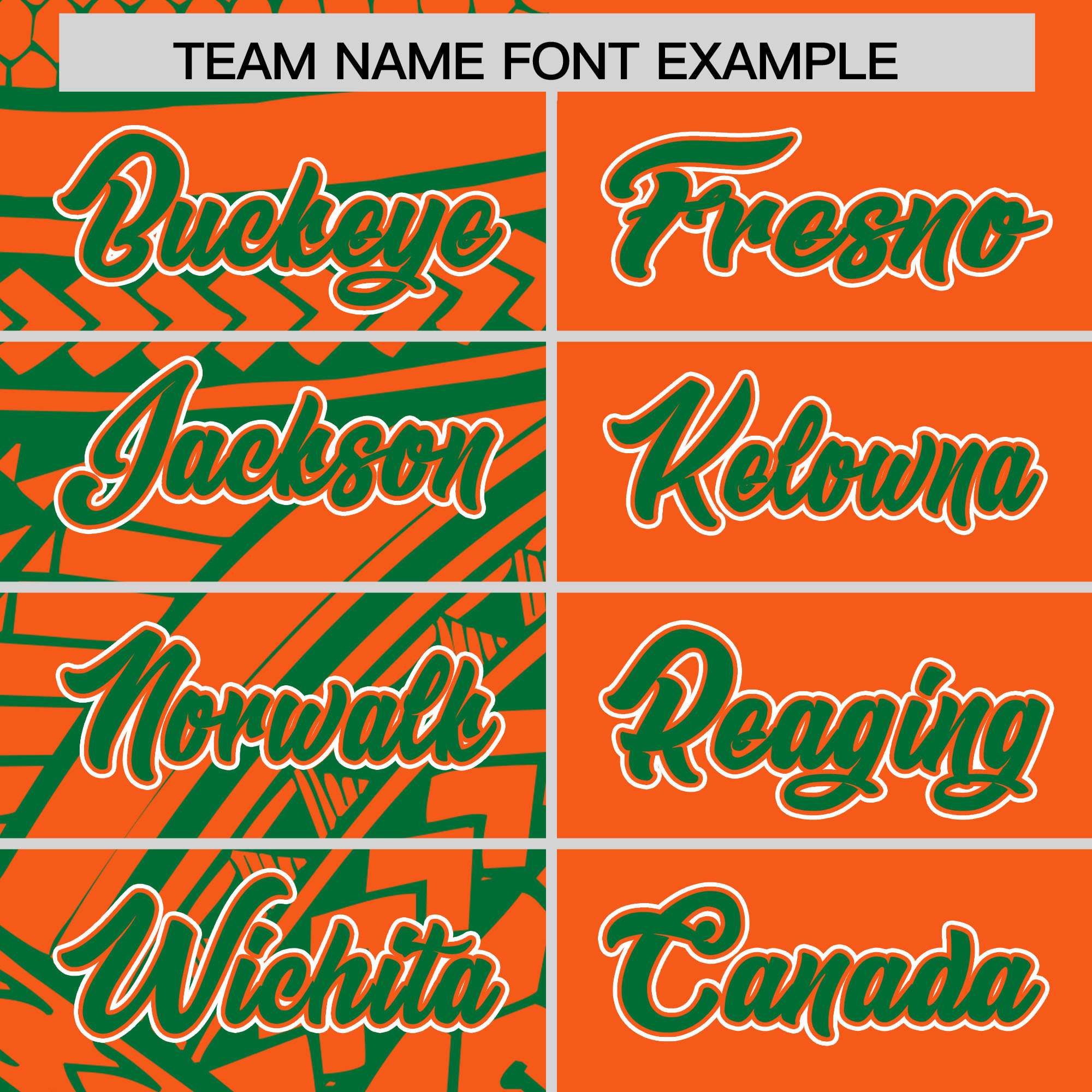 Custom Orange Kelly Green Split Fashion Tribal Pattern Authentic Baseball Jersey