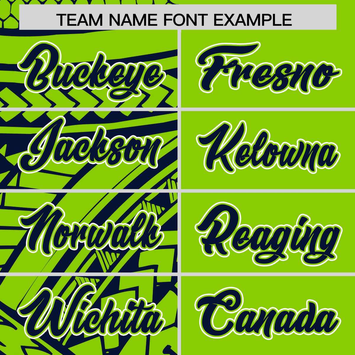 Custom Neon Green Navy Split Fashion Tribal Pattern Authentic Baseball Jersey