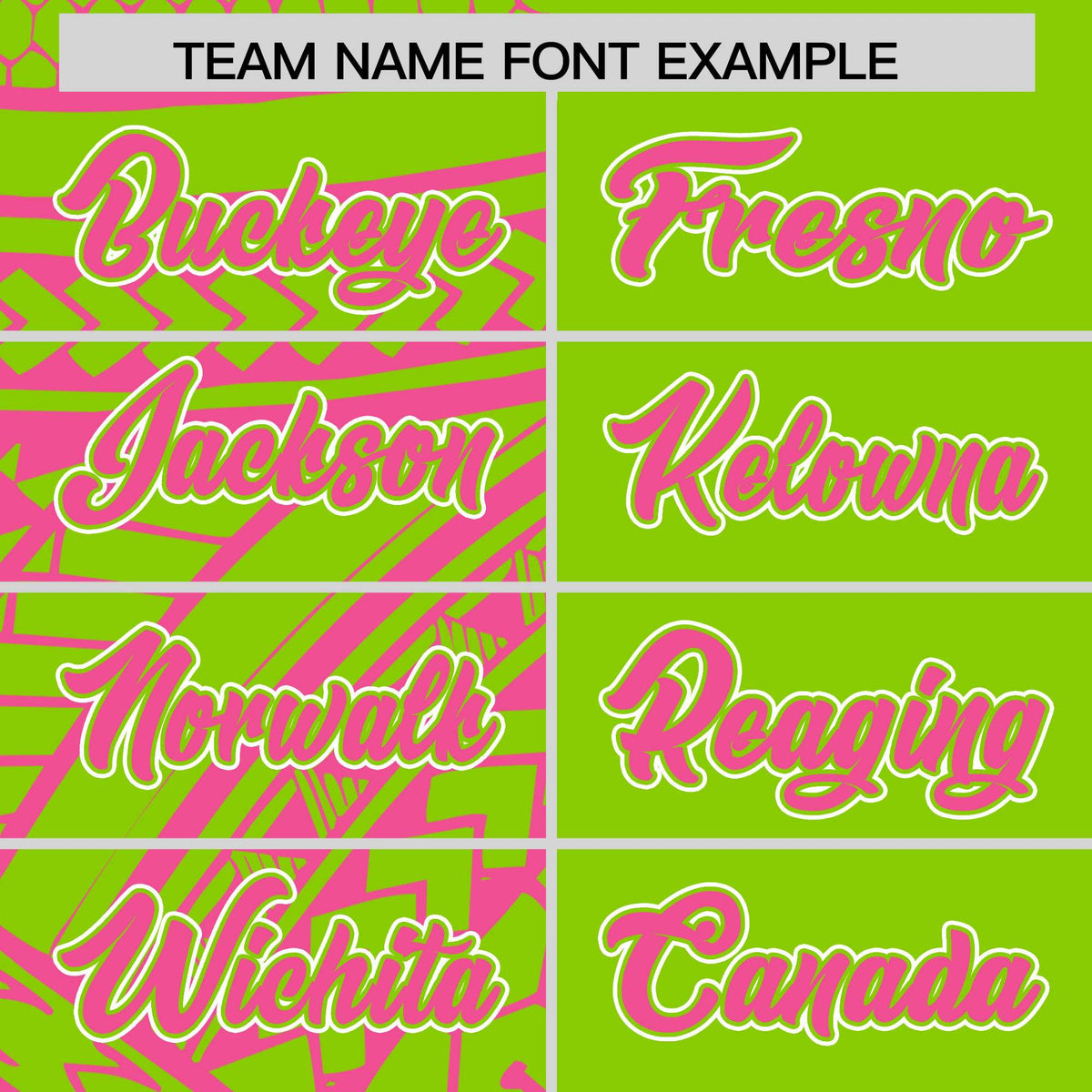 Custom Neon Green Pink Split Fashion Tribal Pattern Authentic Baseball Jersey