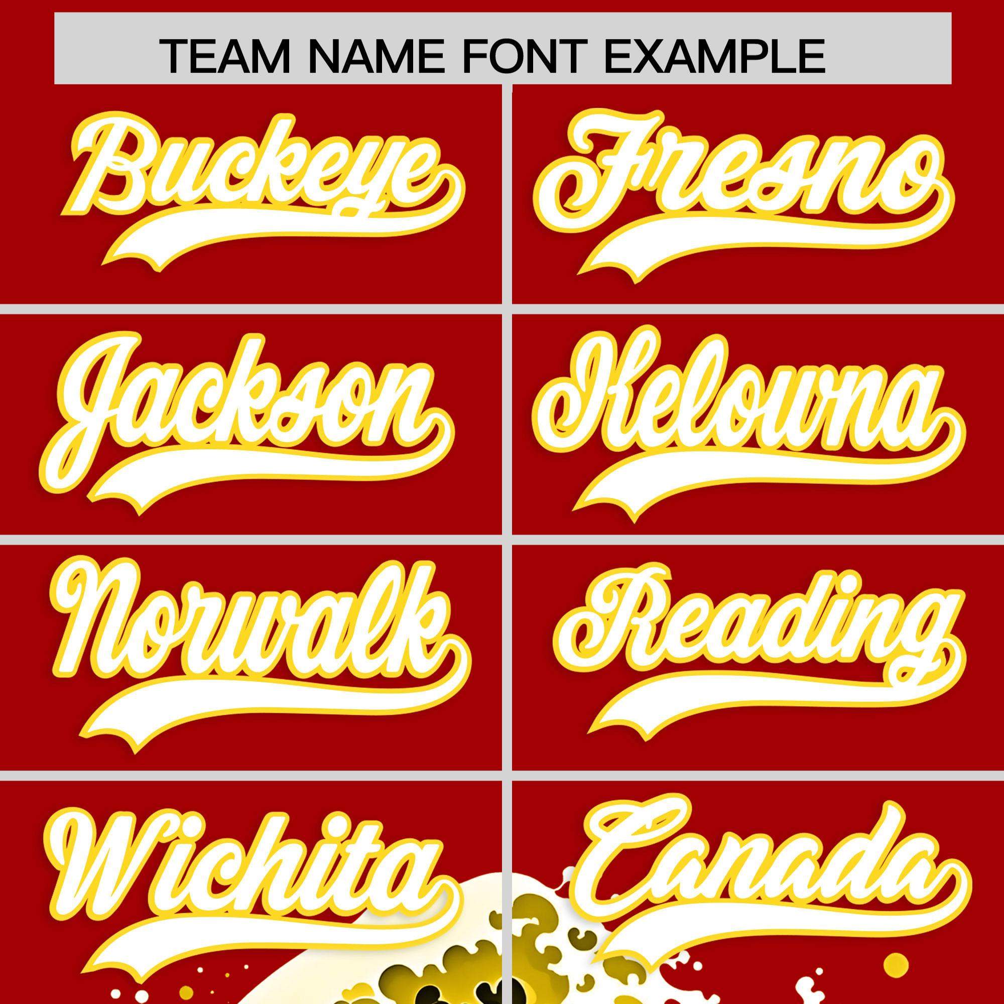 Custom Red Wave Graffiti Pattern Authentic Baseball Jersey