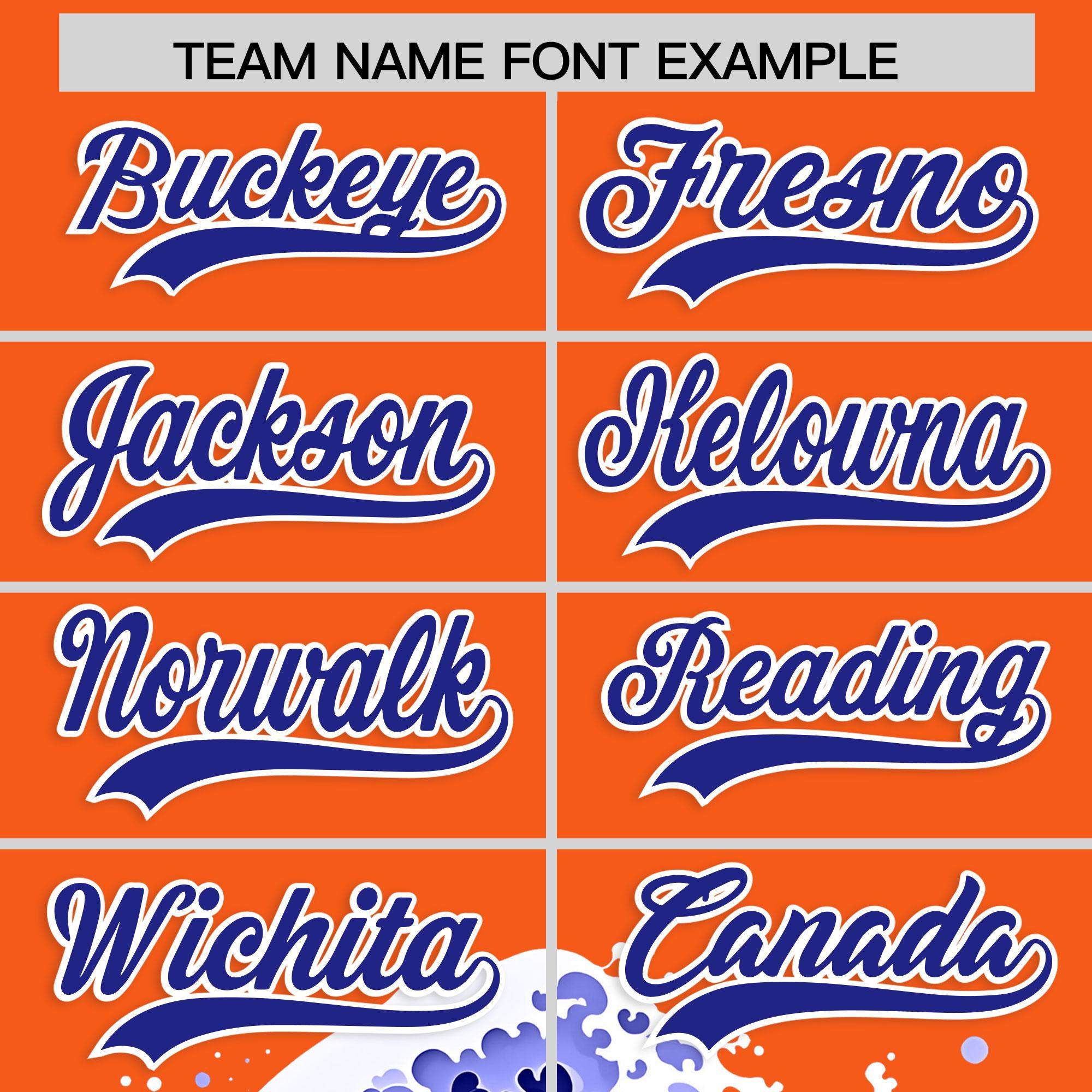 Custom Orange Wave Graffiti Pattern Authentic Baseball Jersey