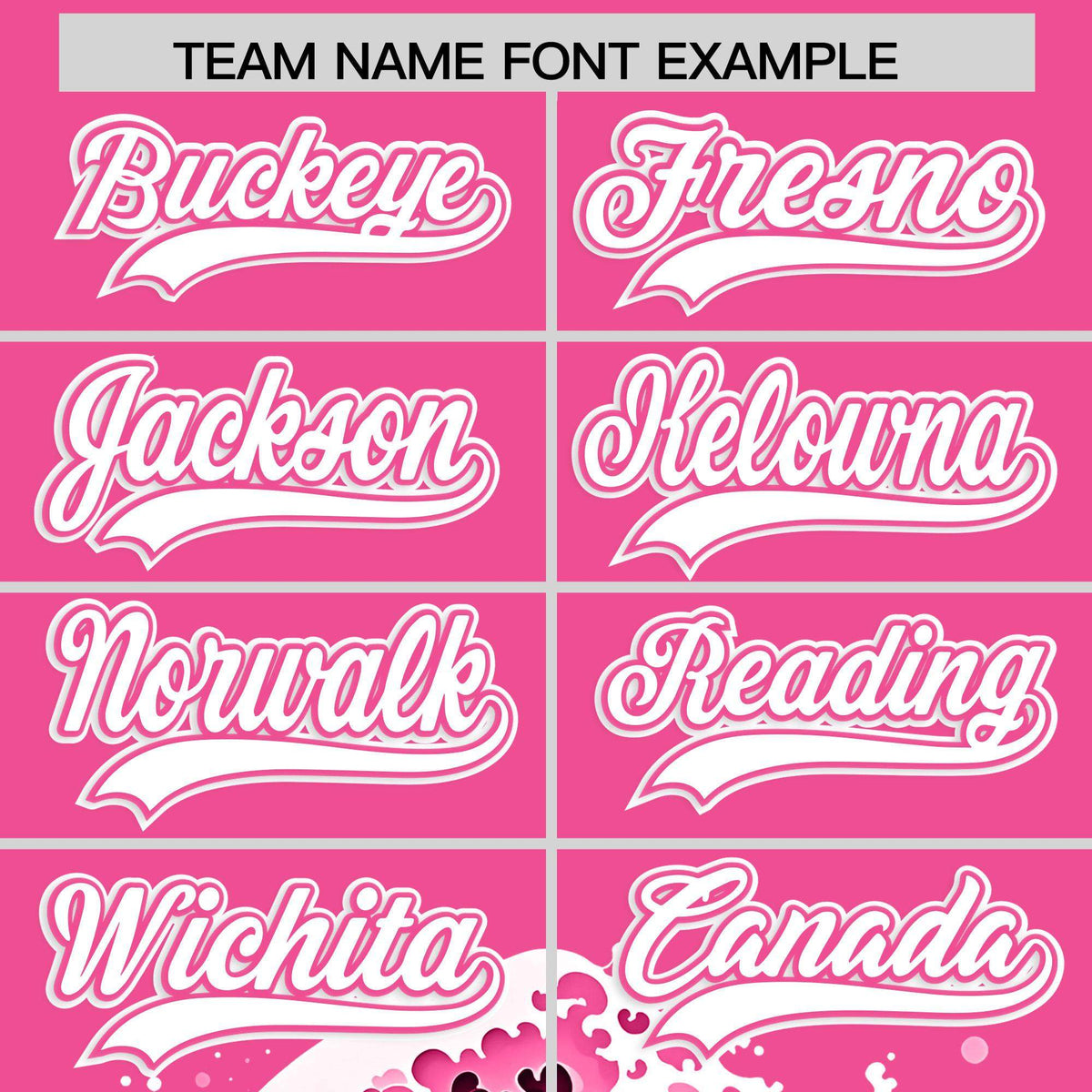 Custom Pink Wave Graffiti Pattern Authentic Baseball Jersey