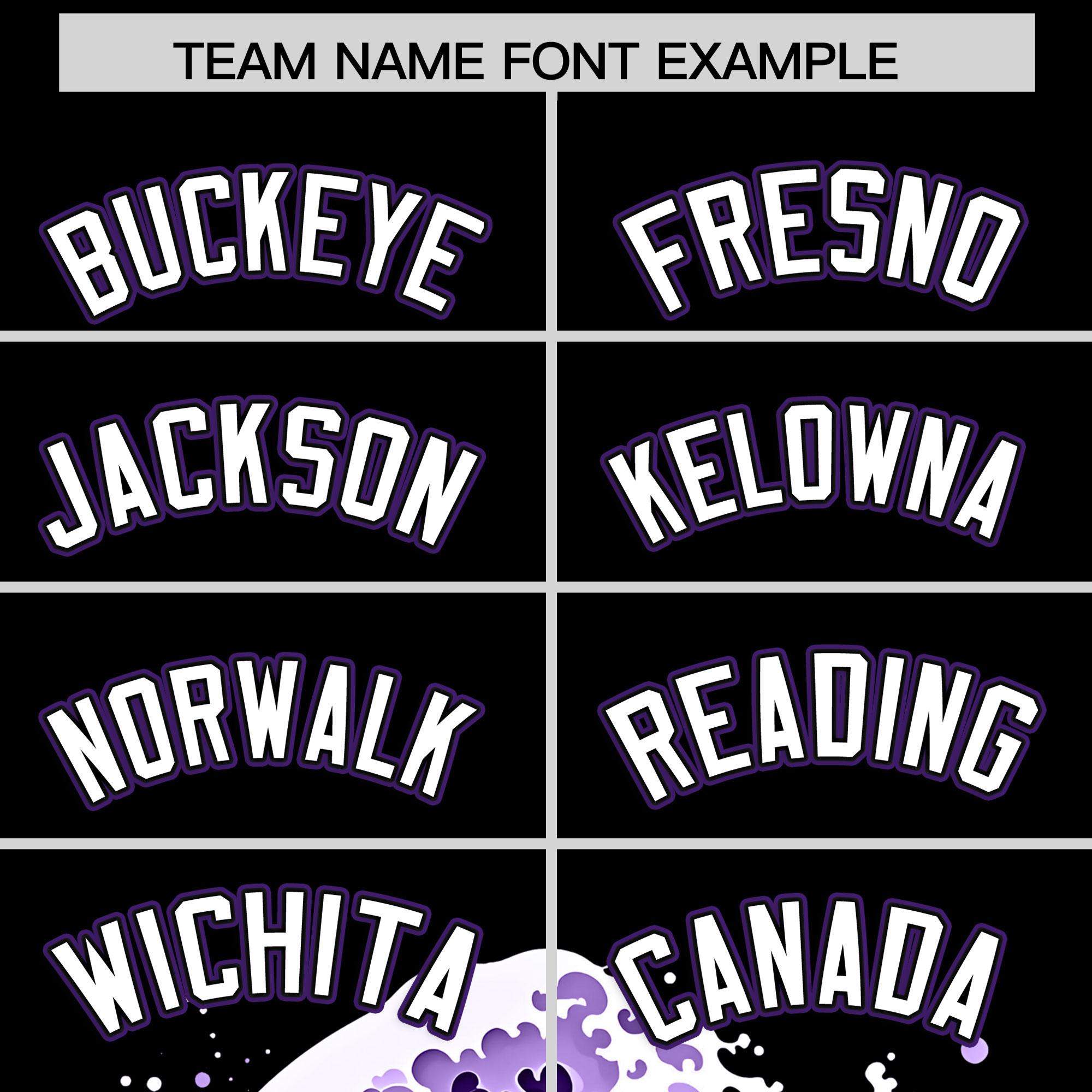 Custom Black Wave Graffiti Pattern Authentic Baseball Jersey