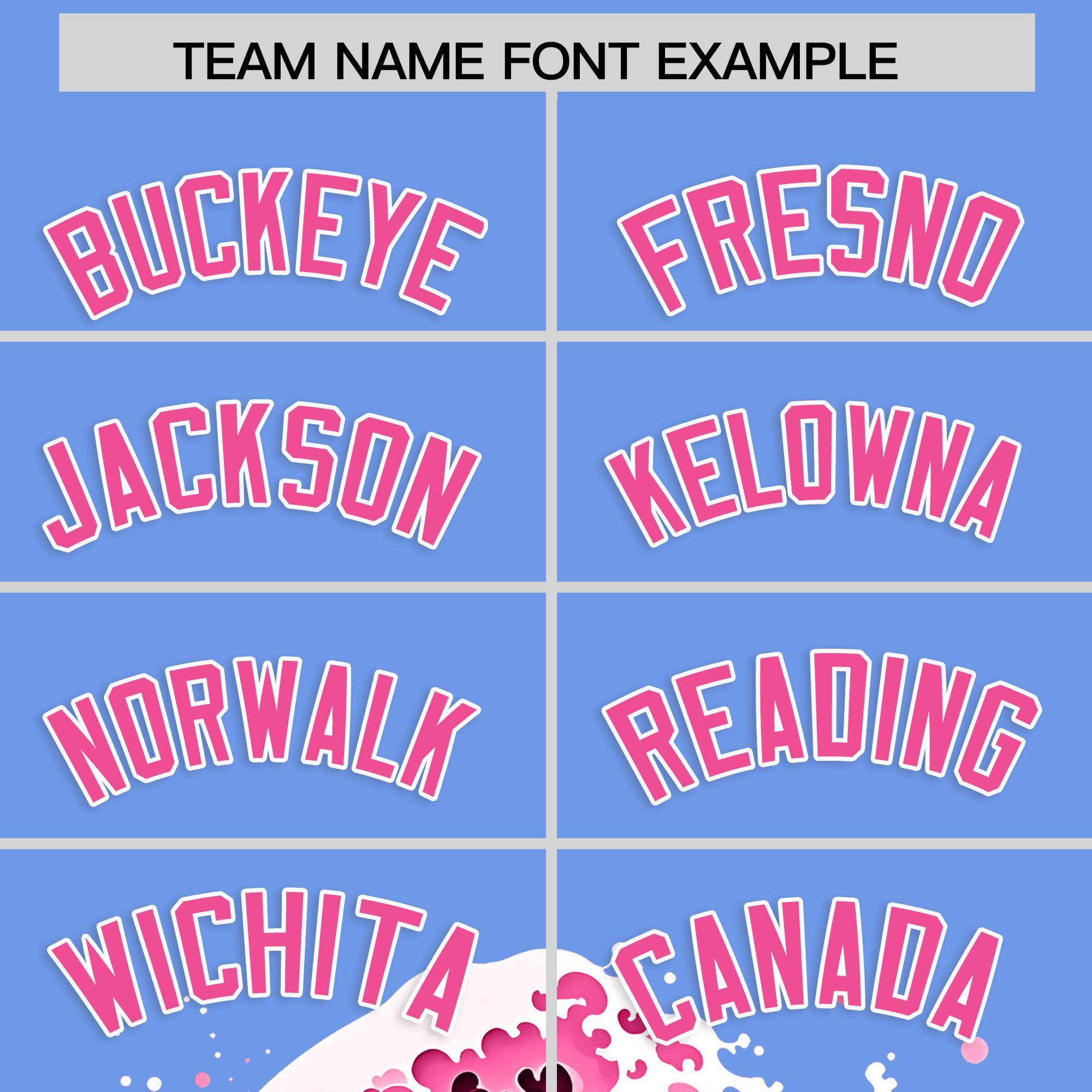Custom Light Blue Wave Graffiti Pattern Authentic Baseball Jersey