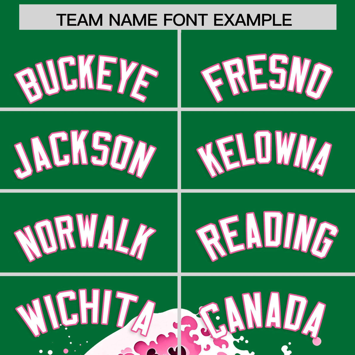 Custom Kelly Green Wave Graffiti Pattern Authentic Baseball Jersey