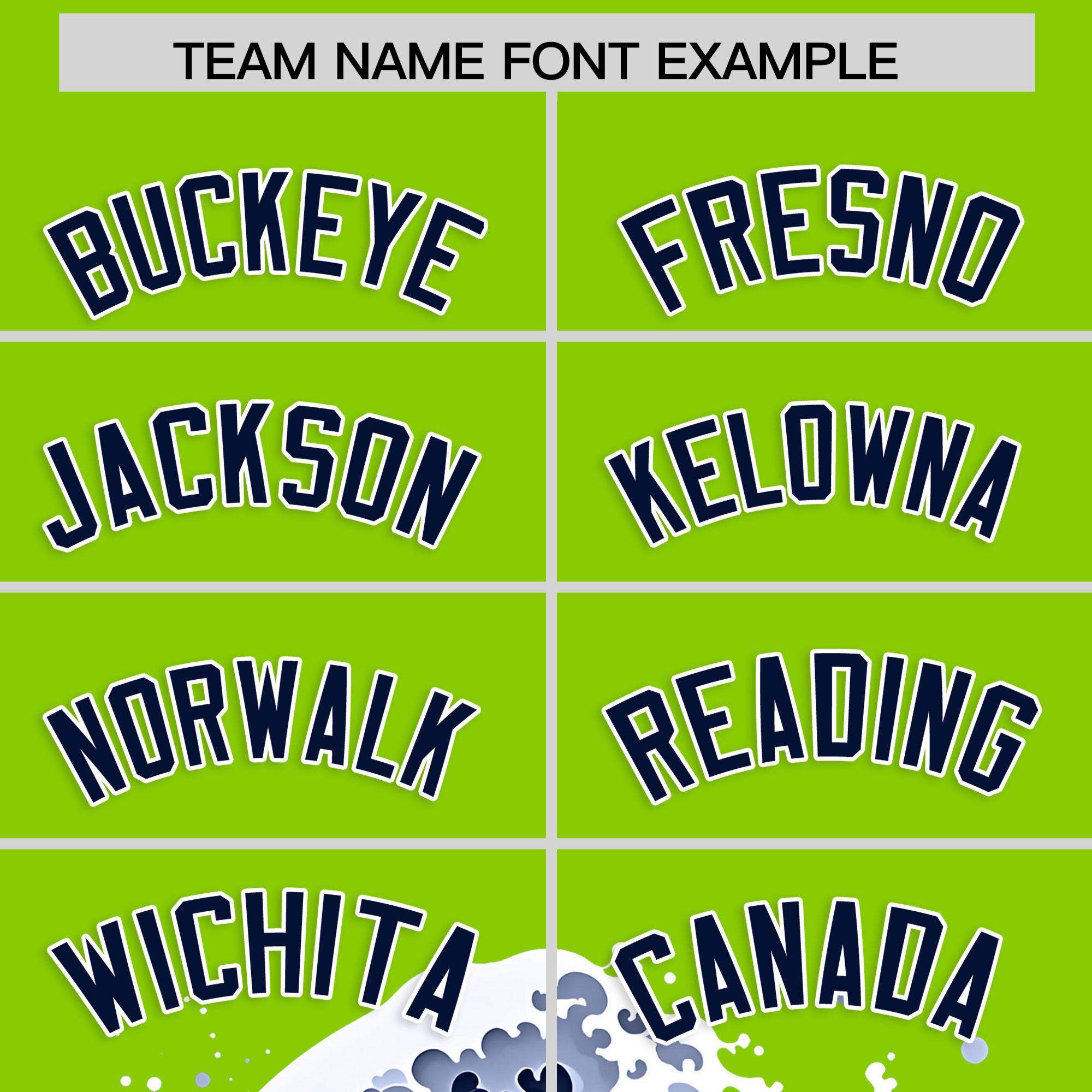 Custom Neon Green Wave Graffiti Pattern Authentic Baseball Jersey