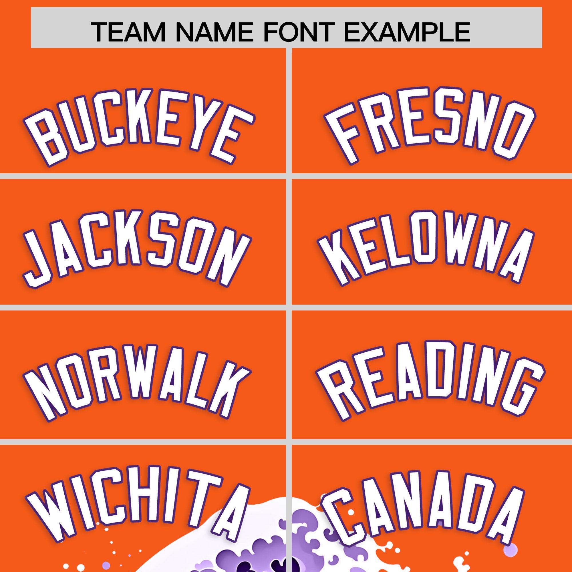 Custom Orange Wave Graffiti Pattern Authentic Baseball Jersey