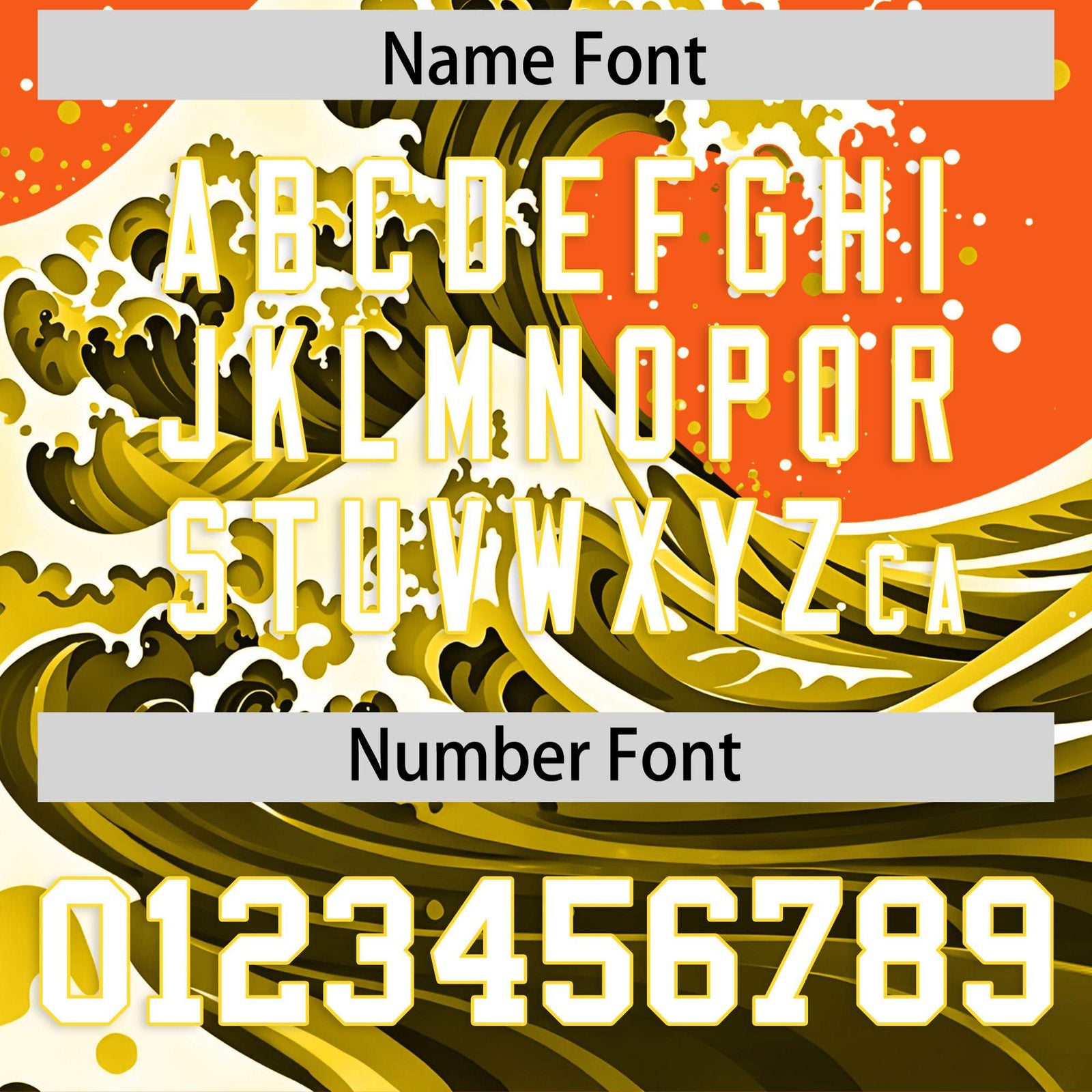 Custom Orange Wave Graffiti Pattern Authentic Baseball Jersey