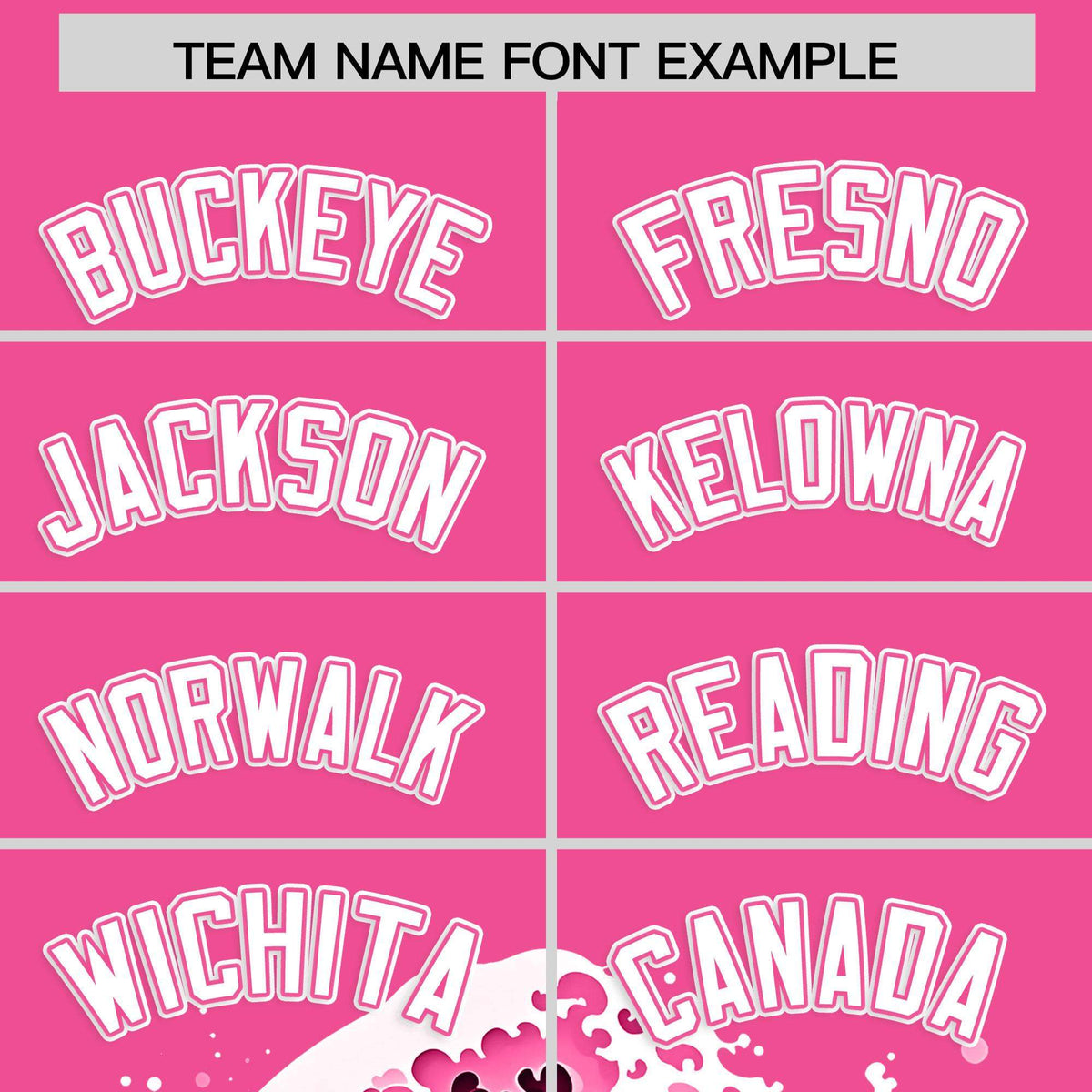 Custom Pink Wave Graffiti Pattern Authentic Baseball Jersey