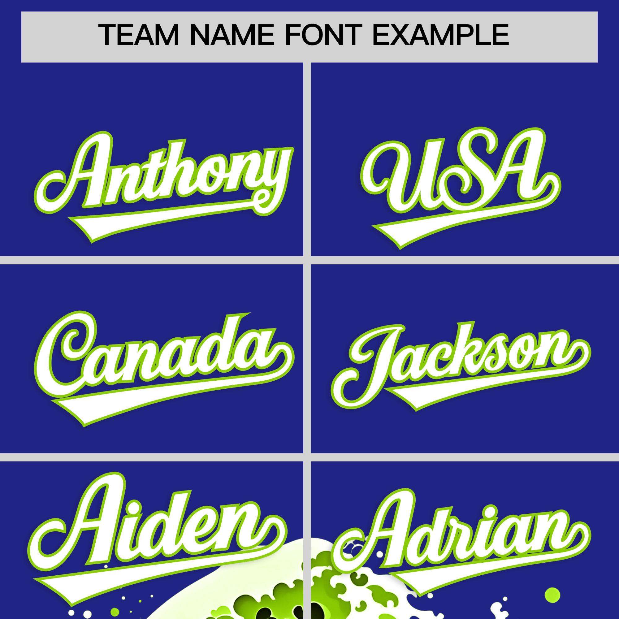 Custom Royal Wave Graffiti Pattern Authentic Baseball Jersey