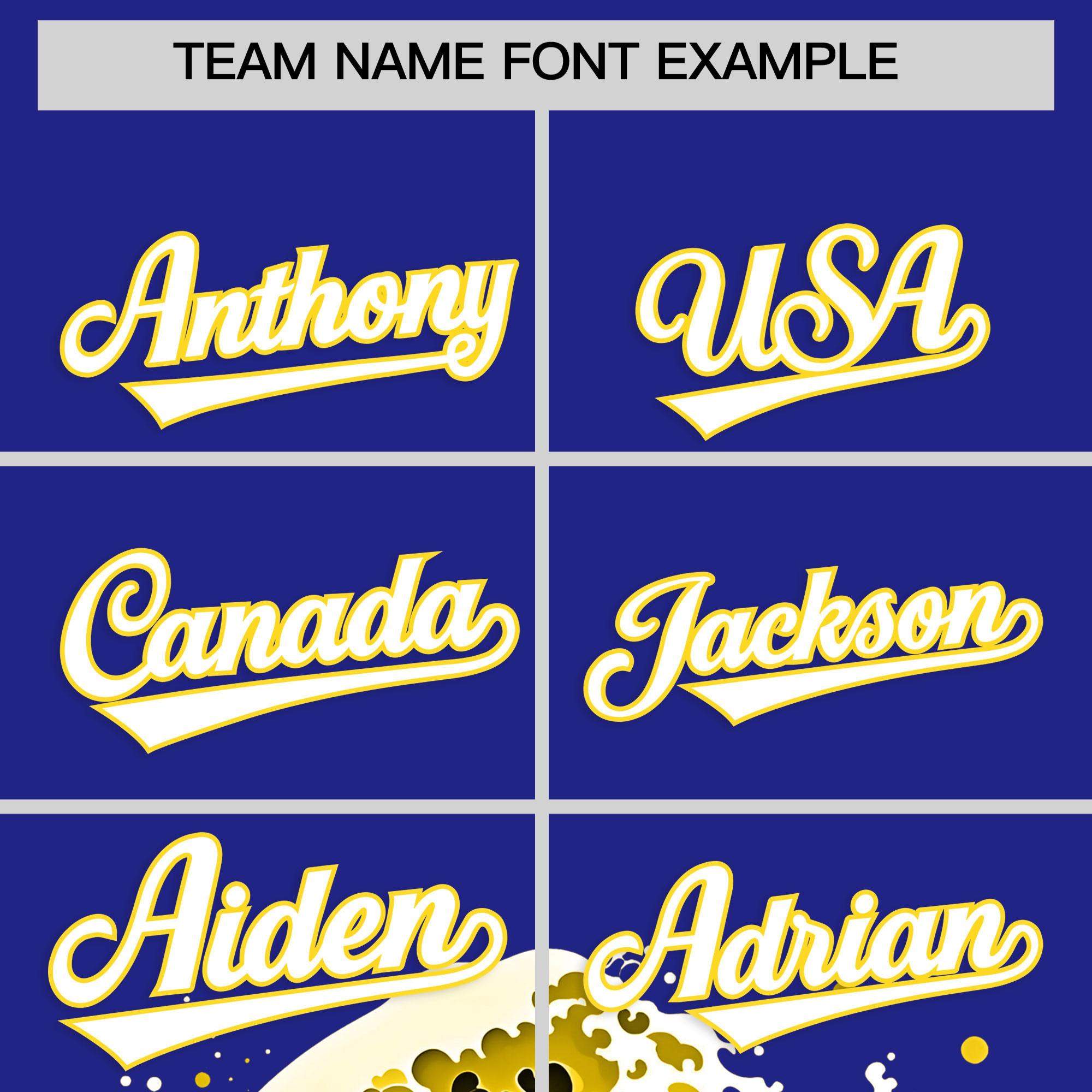 Custom Royal Wave Graffiti Pattern Authentic Baseball Jersey