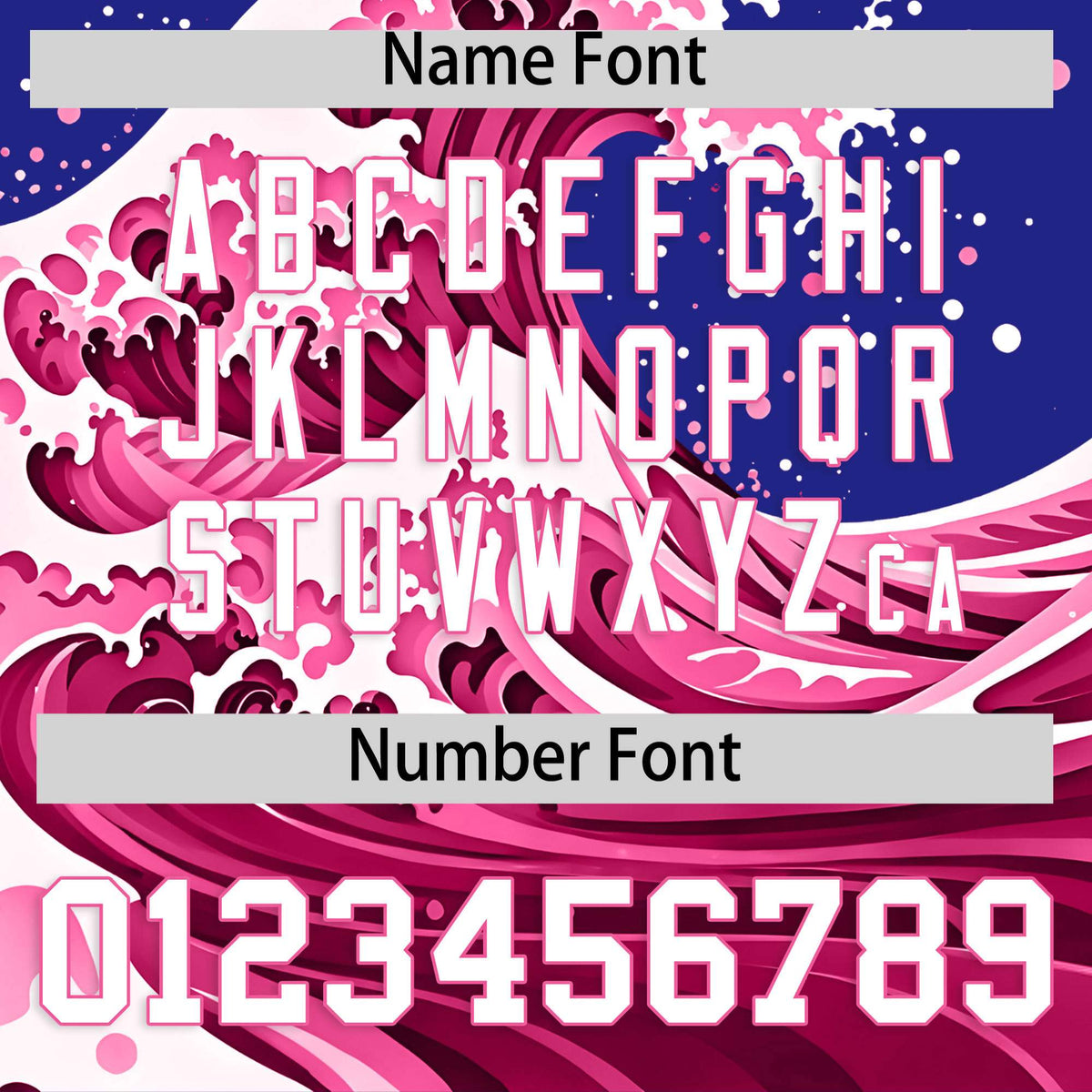 Custom Royal Wave Graffiti Pattern Authentic Baseball Jersey