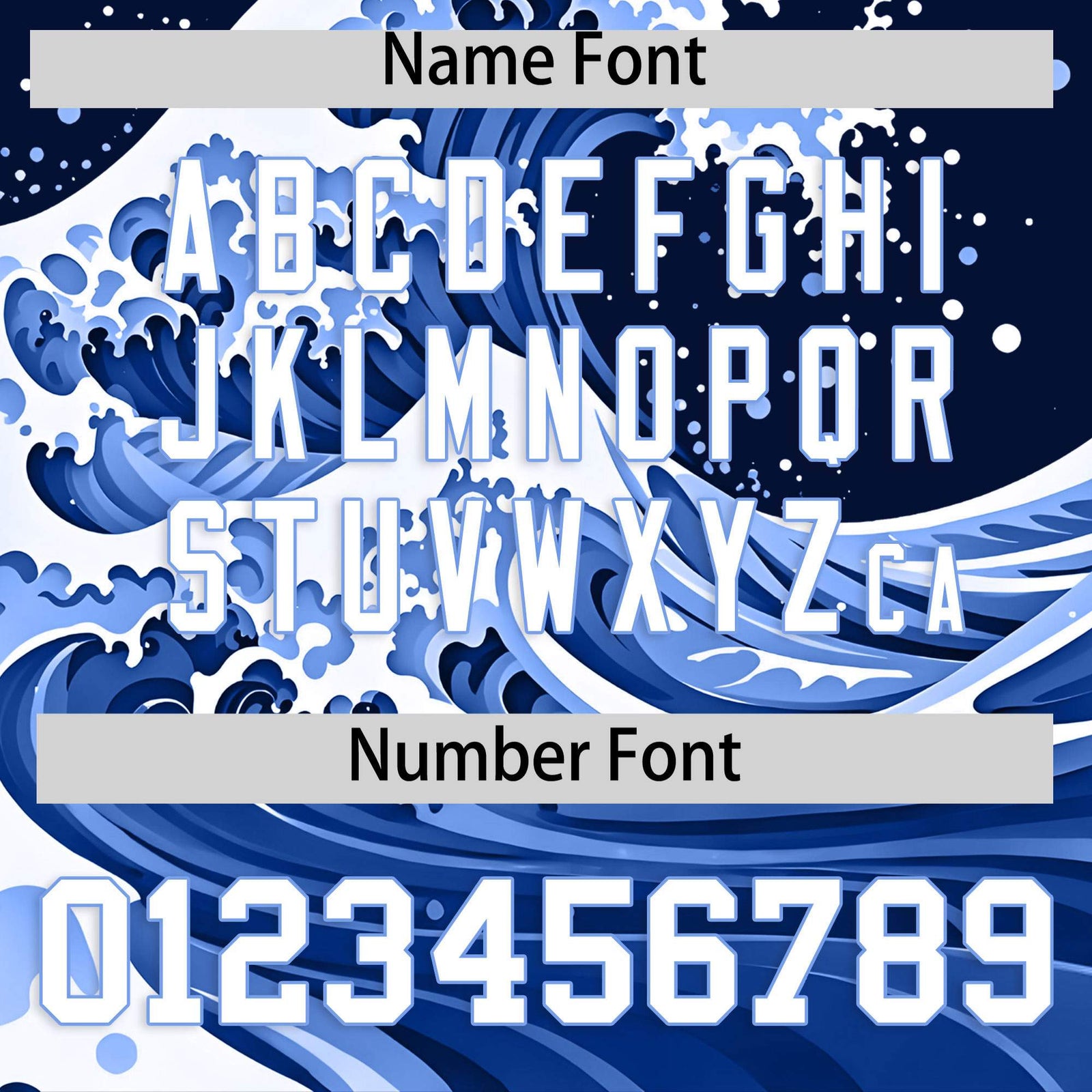 Custom Navy Wave Graffiti Pattern Authentic Baseball Jersey