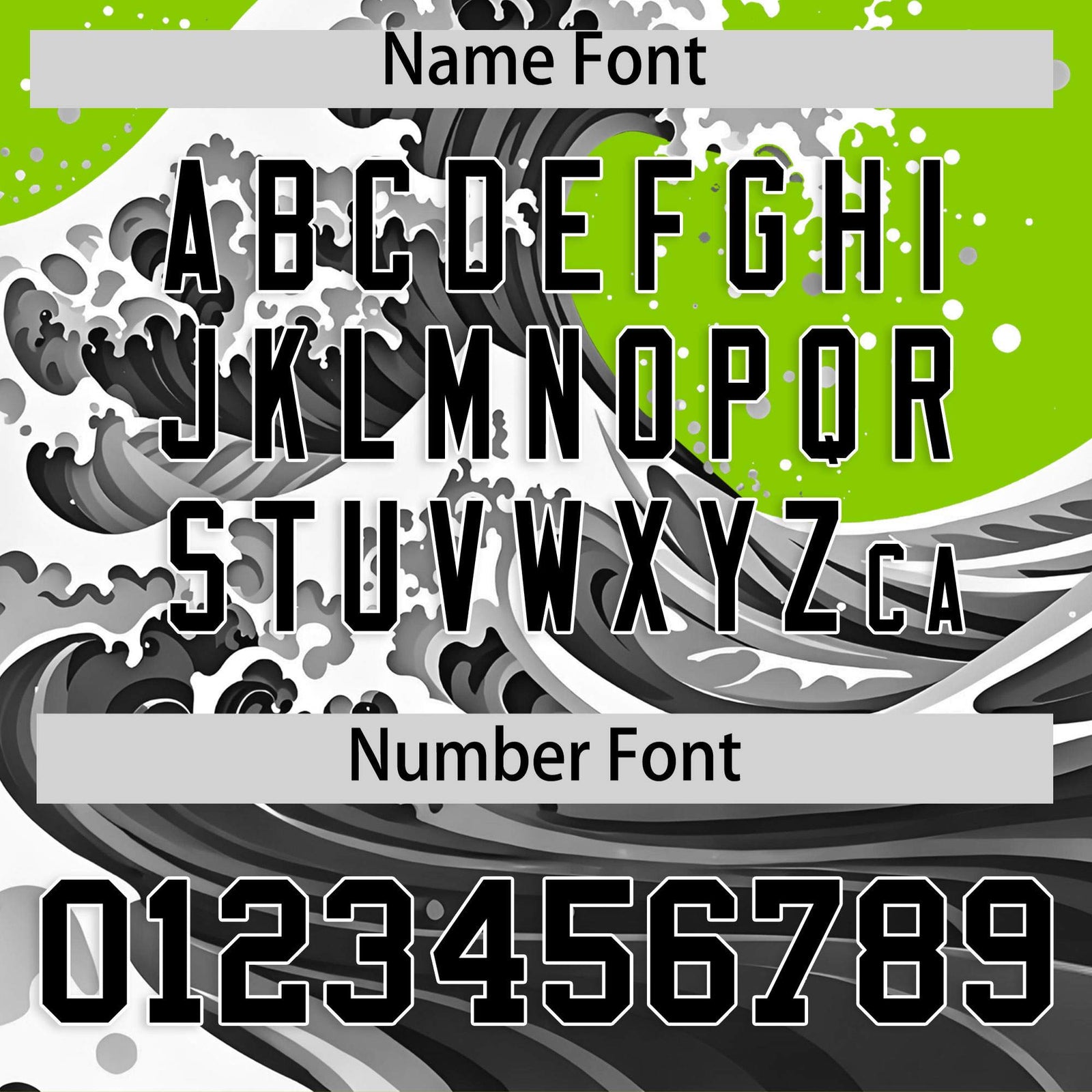 Custom Neon Green Wave Graffiti Pattern Authentic Baseball Jersey